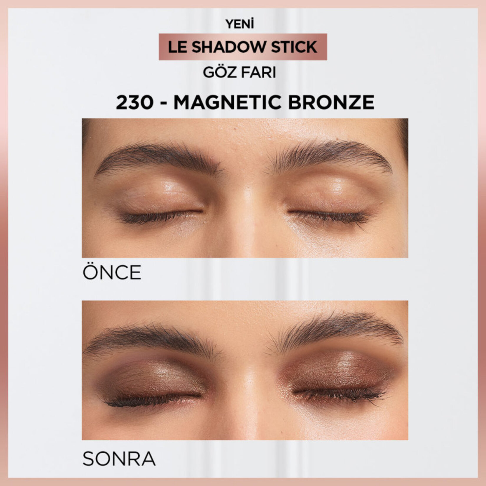 L'Oréal Paris Le Shadow Stick Göz Farı - 230 Magnetic Bronze - Görsel 4
