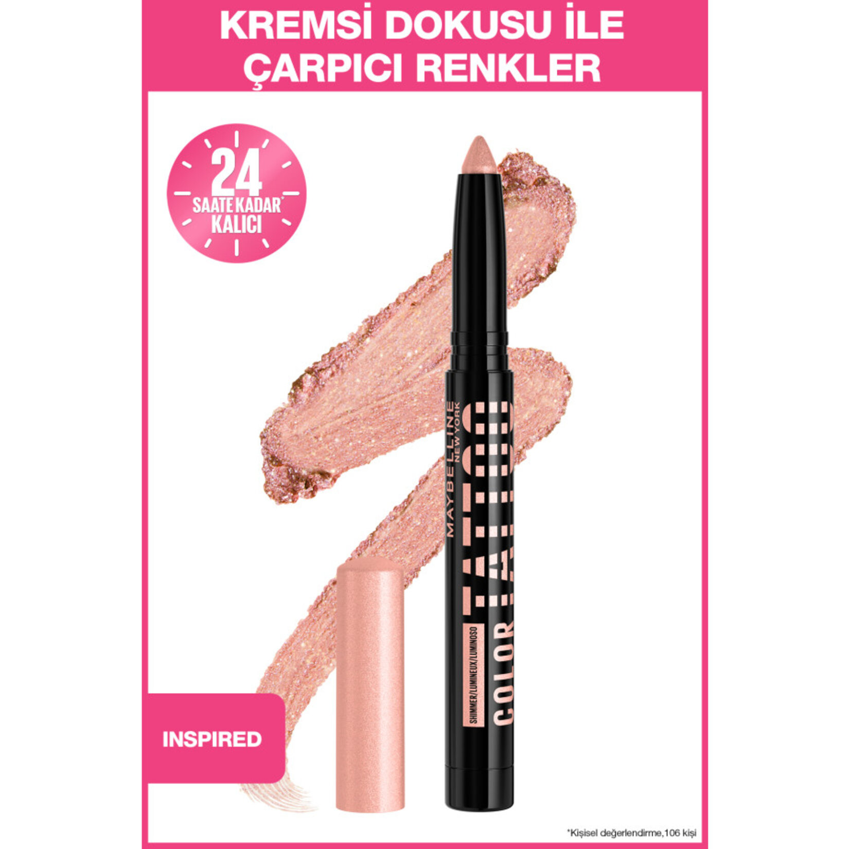 Maybelline New York Color Tattoo 24H Eye Stix - Inspired - Görsel 10