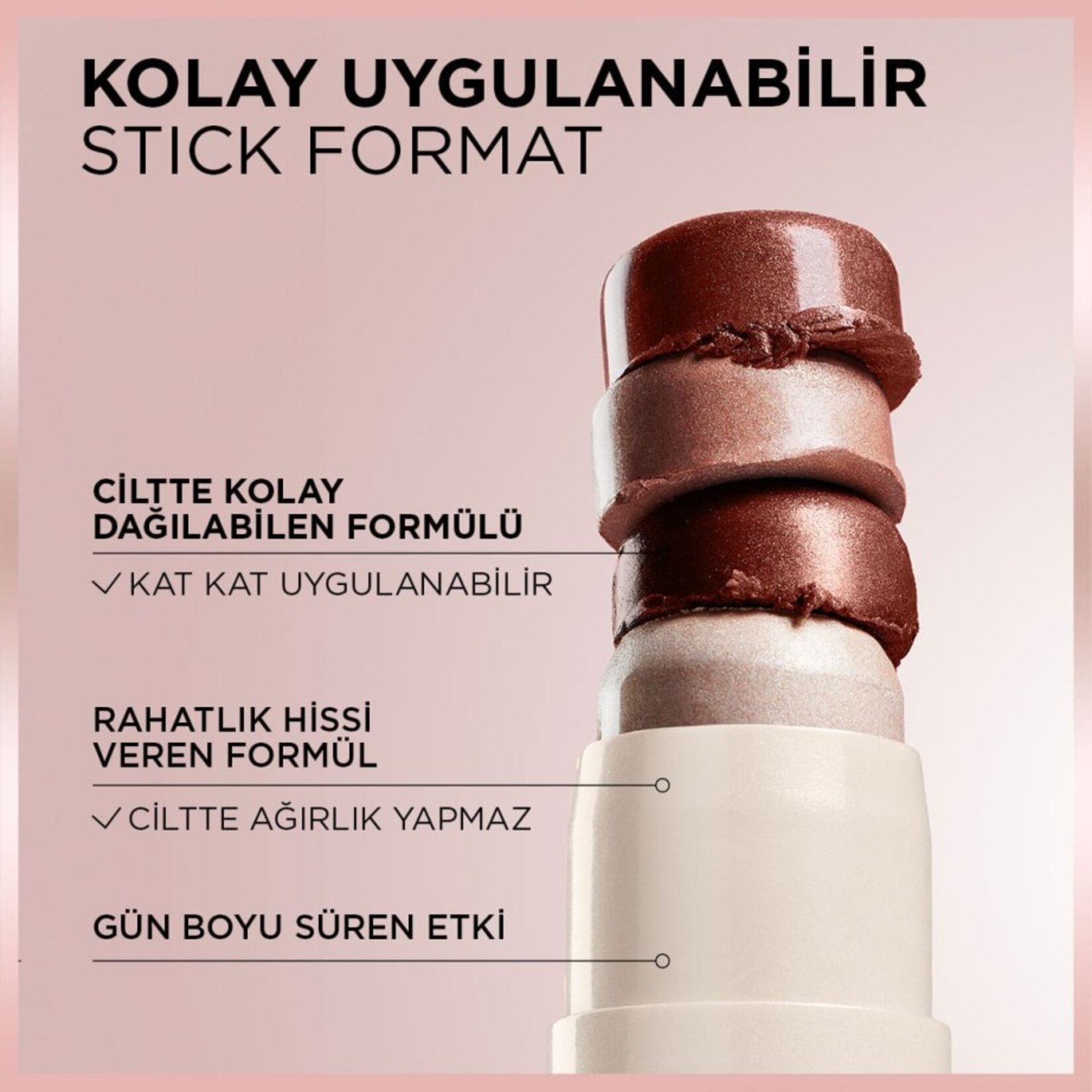 L'Oréal Paris Lumi Glass Islak Bitişli Stick Aydınlatıcı - 610 Glassy Pearl Eclat - Görsel 4
