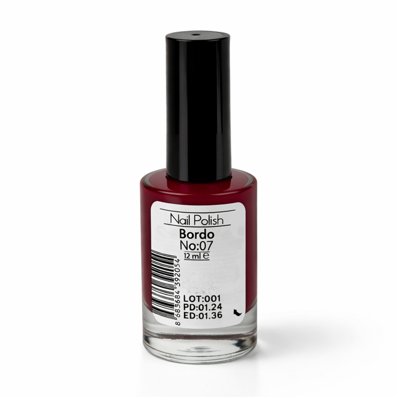 Mov Oje Nail Polish No:07 Bordo - Görsel 2