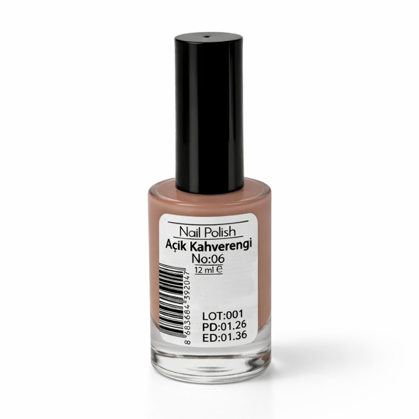 Mov Oje Nail Polish No:06 Açık Kahverengi - Görsel 2