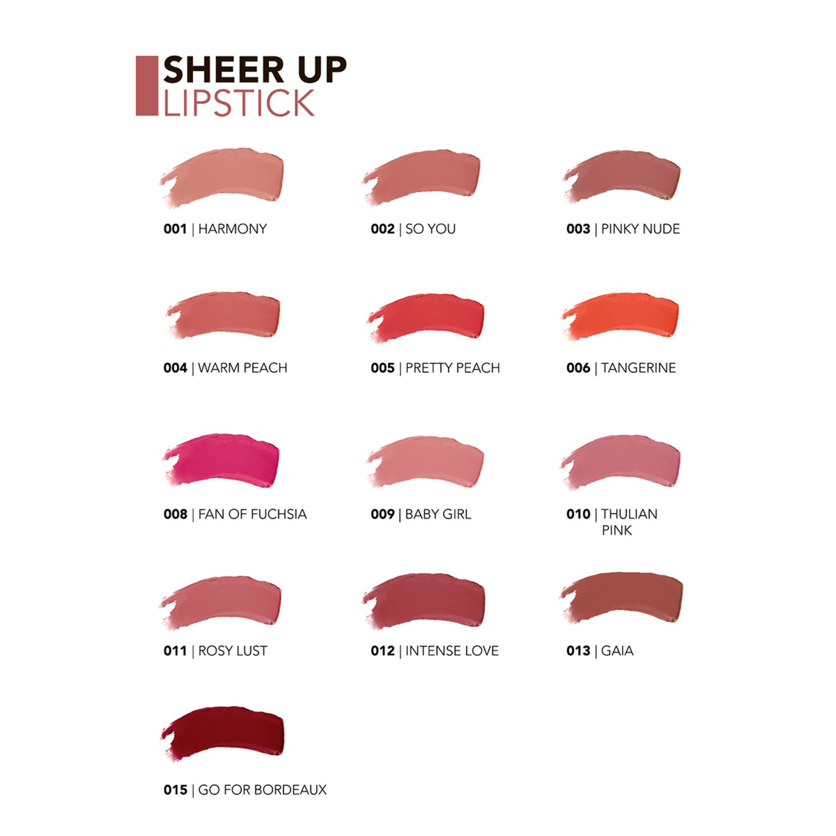 Flormar Sheer Up New SLS-015 Go For Bordeaux - Görsel 8