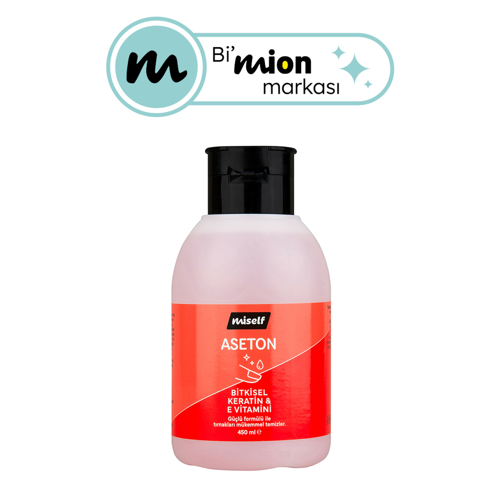 Miself Pompalı Aseton 450 Ml