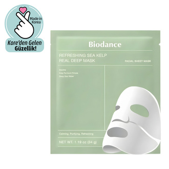 Biodance Refreshing Sea Kelp Real Deep Mask 1 Adet 34 G