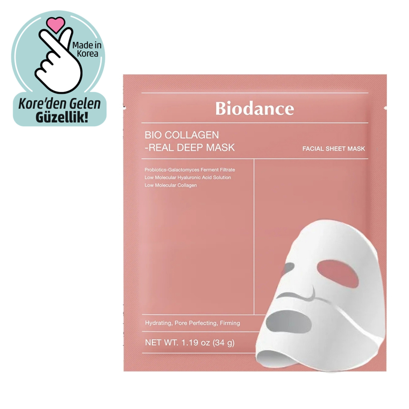 Biodance Bio Collagen Real Deep Mask 1 Adet 34 G - Görsel 1