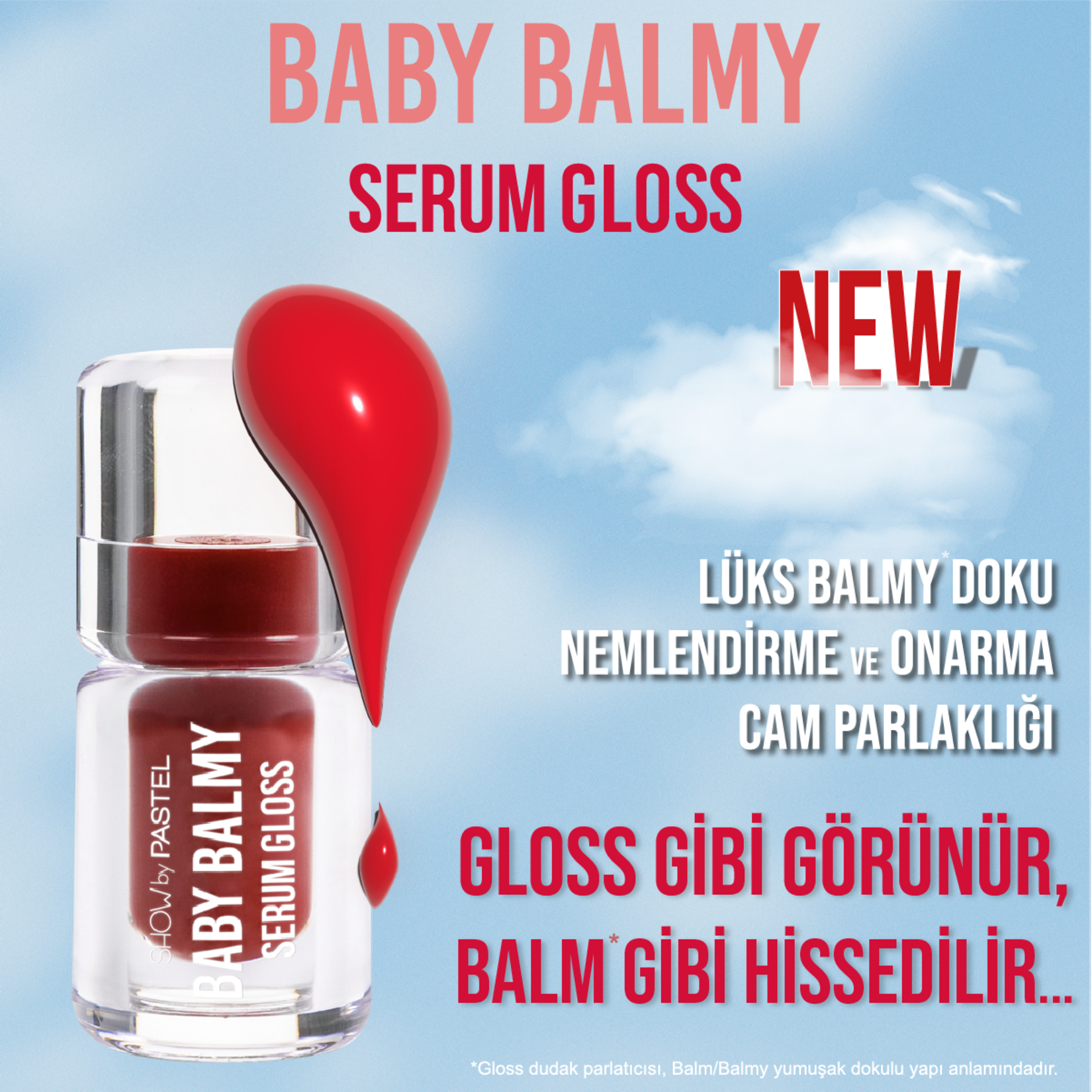 Show By Pastel Baby Balmy Gloss 37 Red Flag - Görsel 2