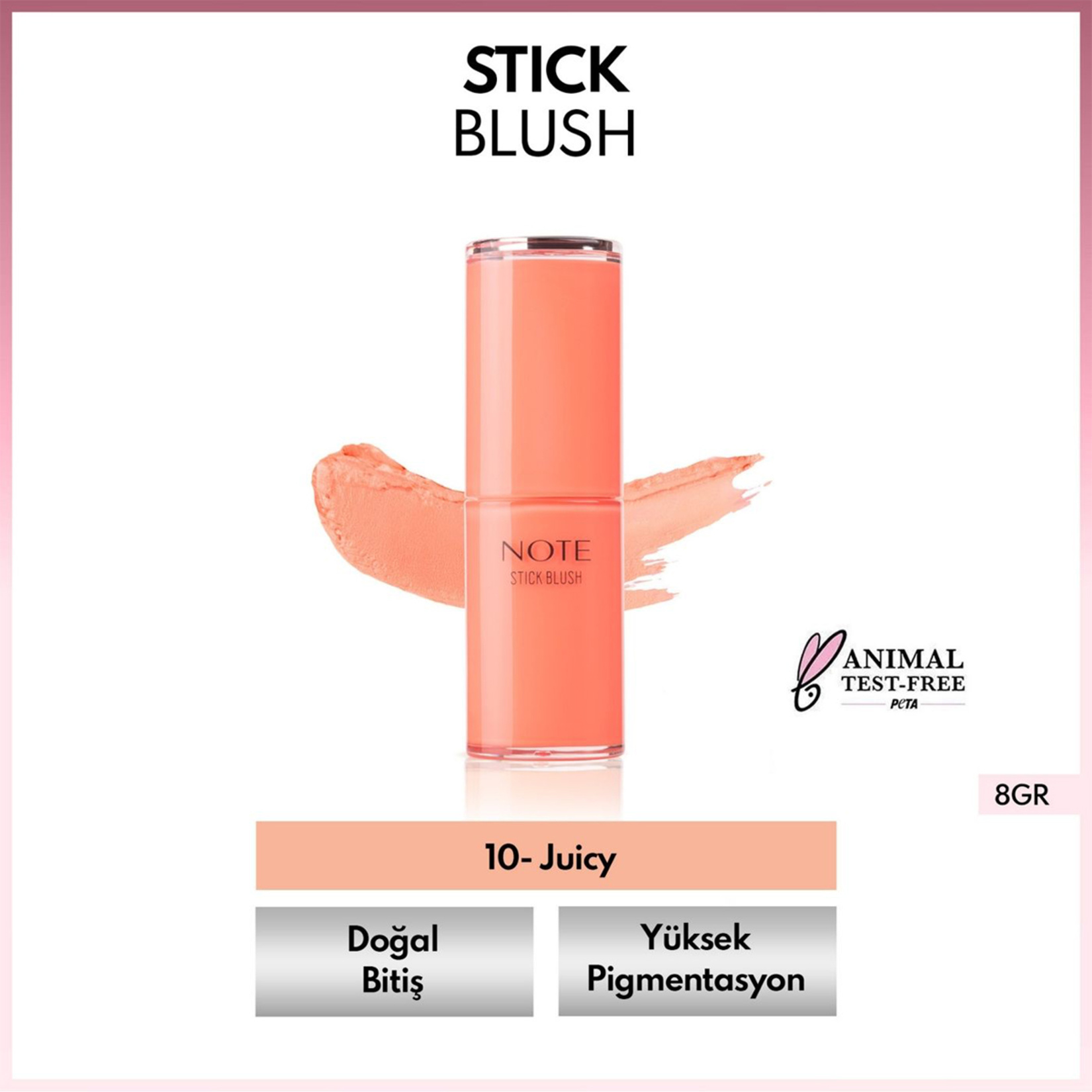 Note Stick Blush 10 Juicy - Görsel 2