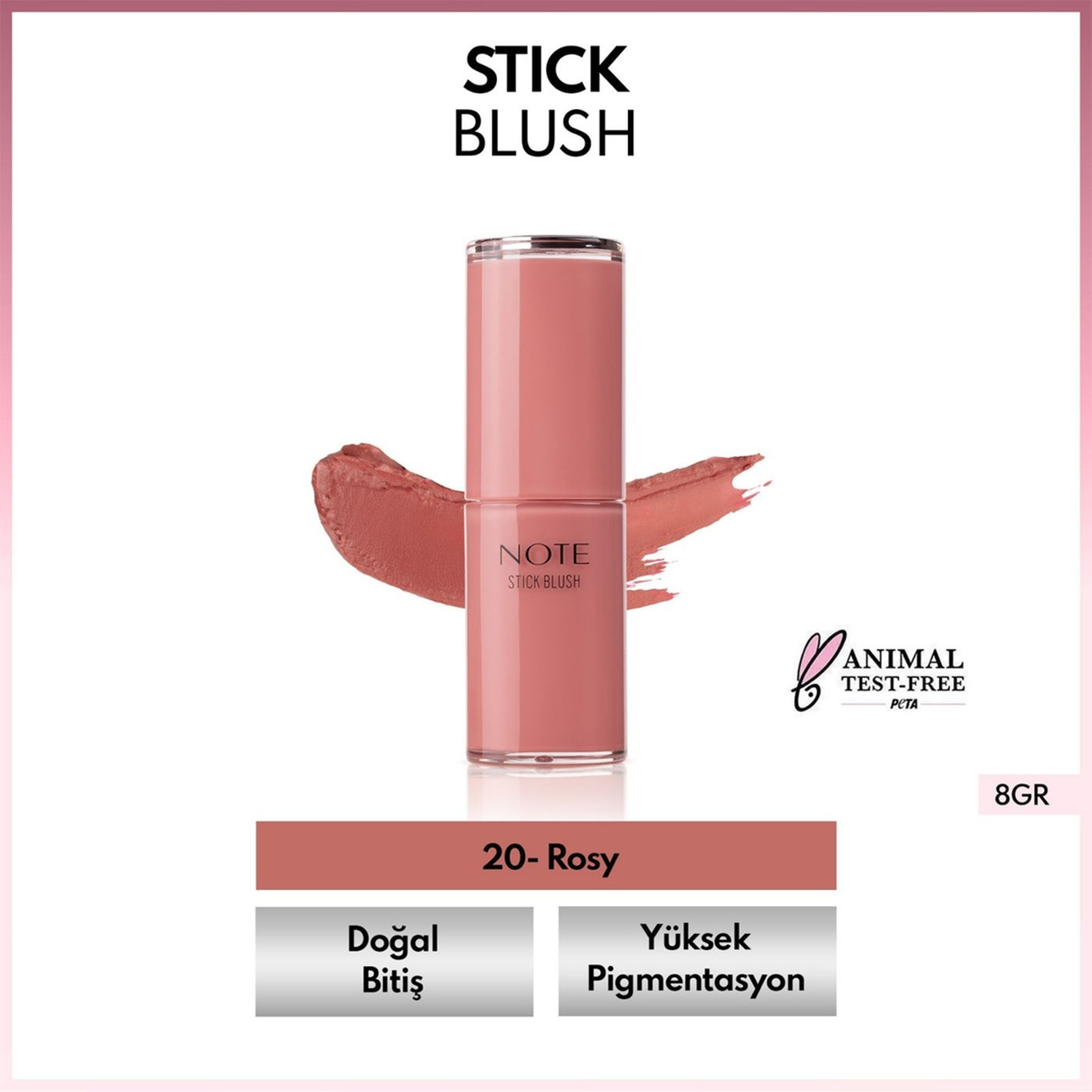 Note Stick Blush 20 Rosy - Görsel 2