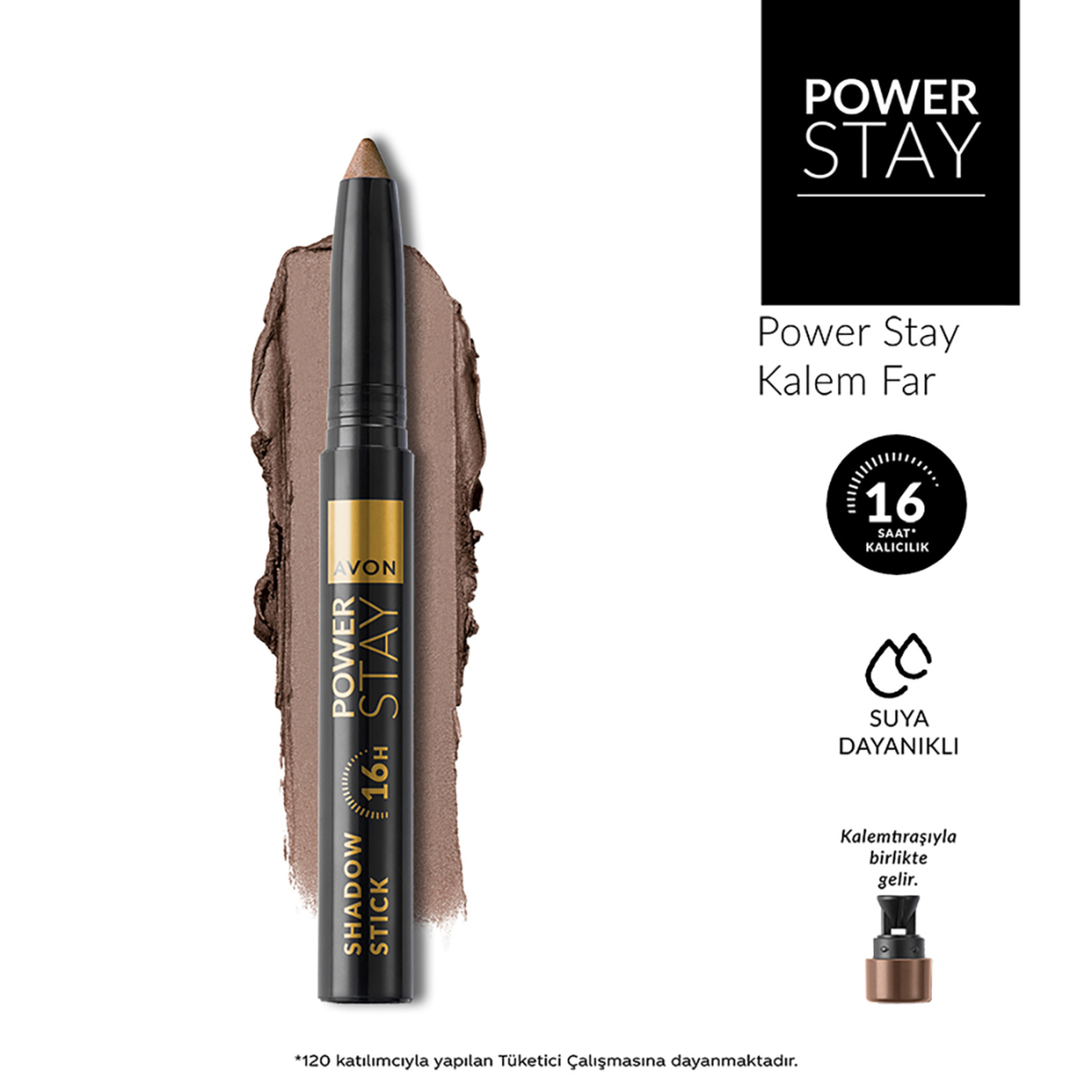 Avon Göz Farı Power Stay Stick Everyday Beige - Görsel 3