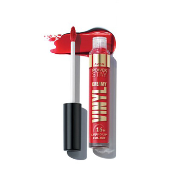 Avon Ruj Power Stay Creamy Vinyl Liq Resillent Red