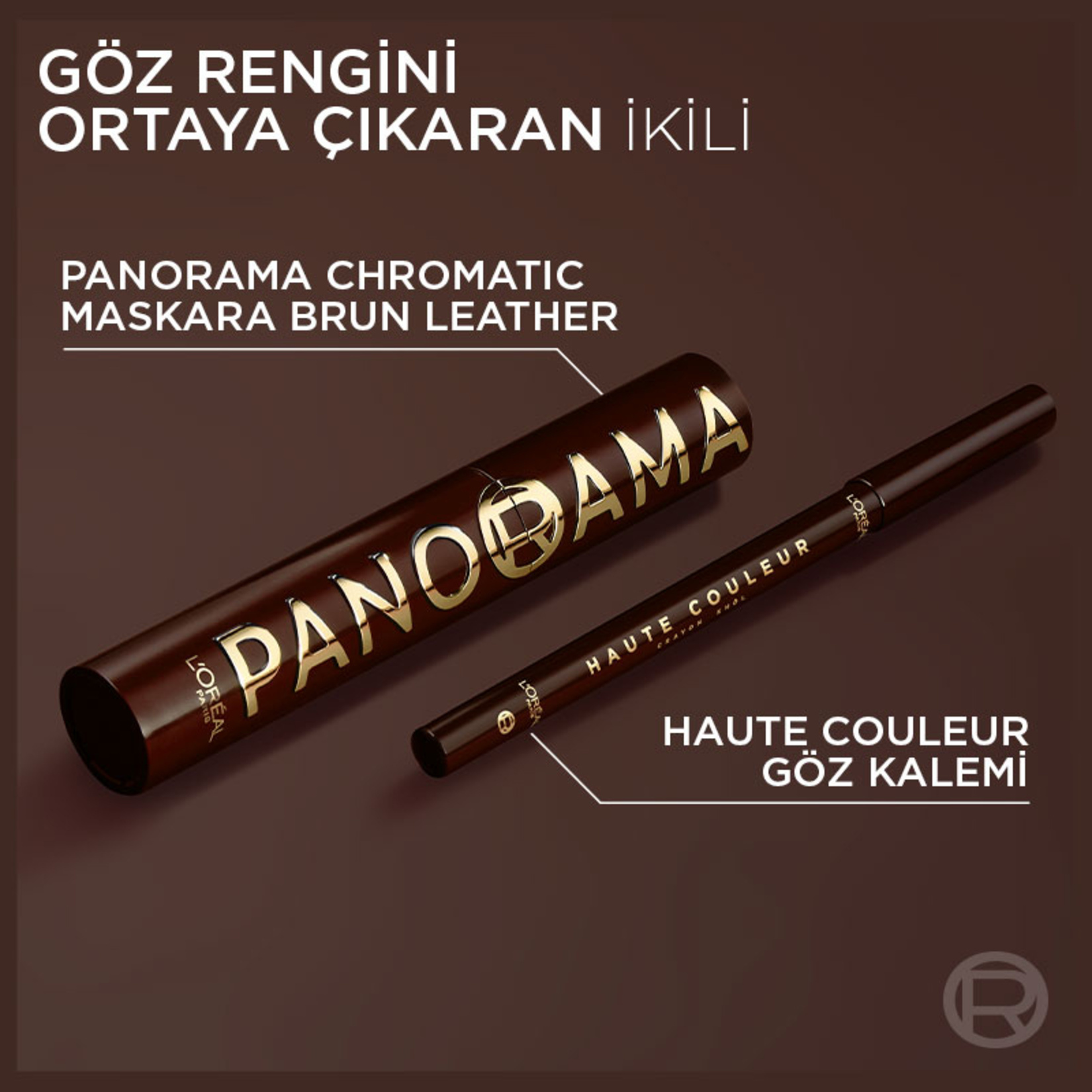 L'Oréal Paris Maskara Panorama Chromatic Brune - Görsel 2