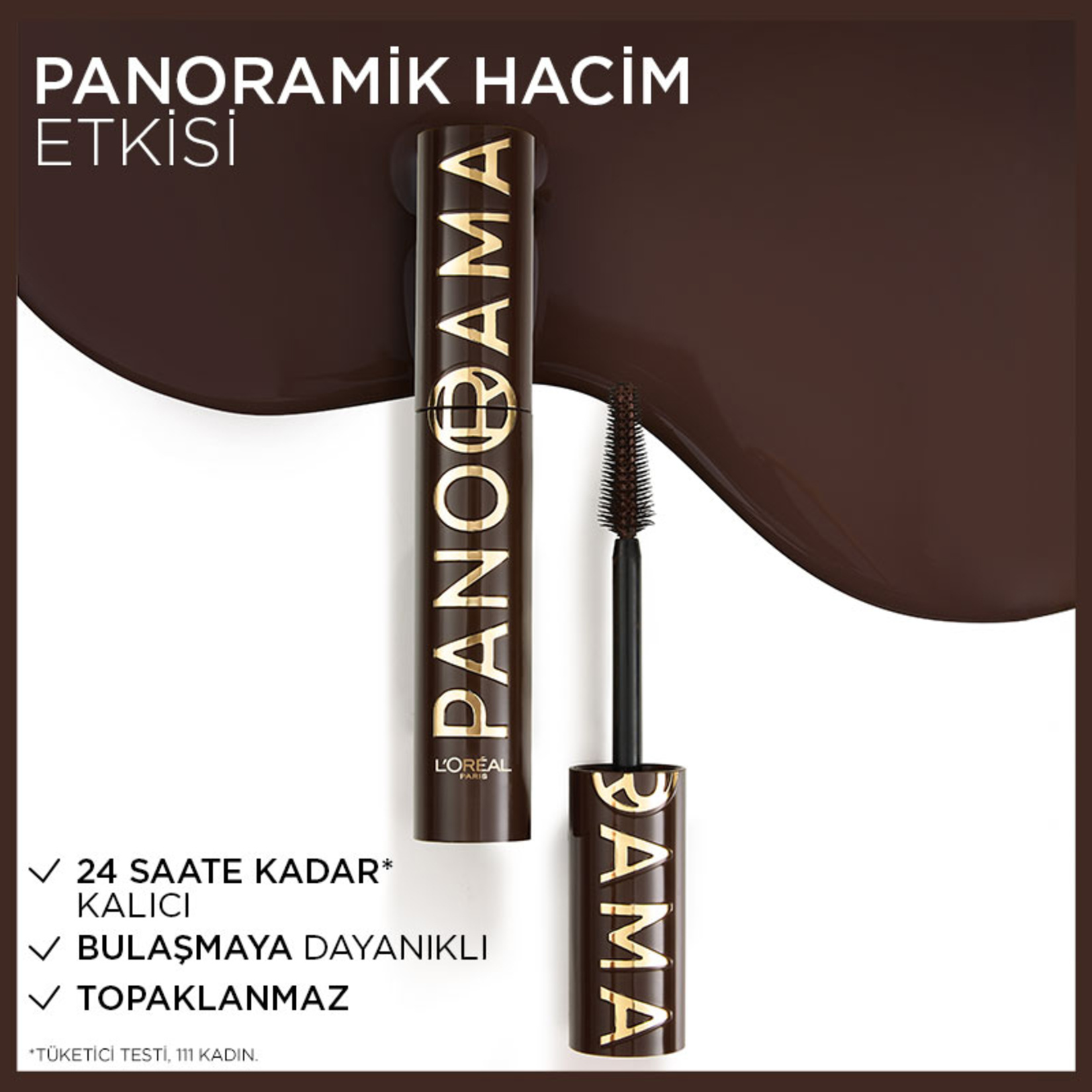 L'Oréal Paris Maskara Panorama Chromatic Brune - Görsel 7