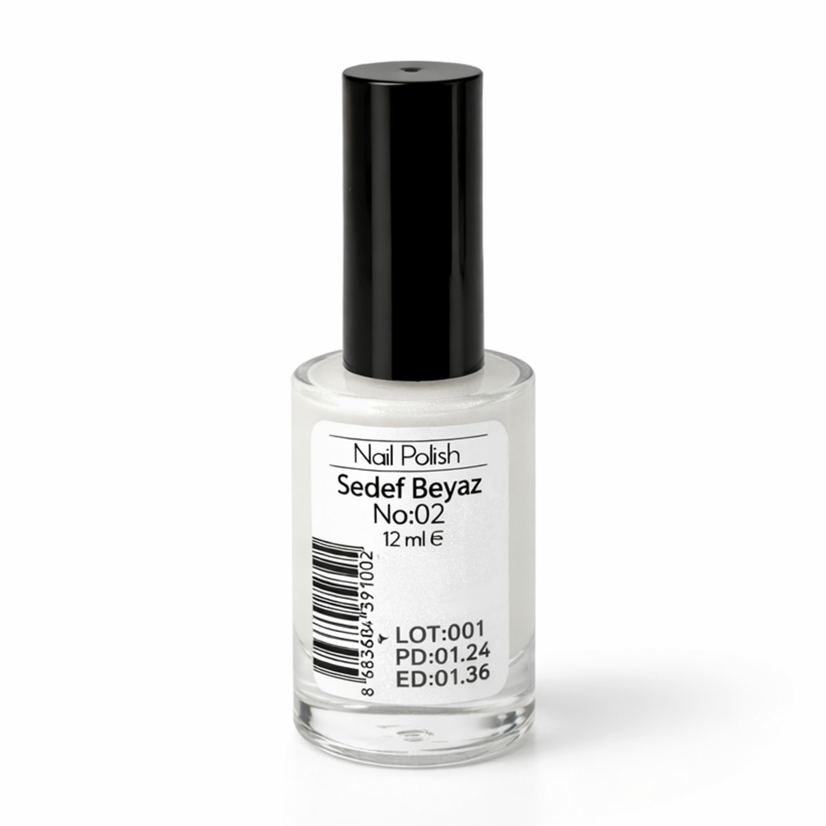 Mov Oje Nail Polish No:02 Sedef Beyaz - Görsel 2