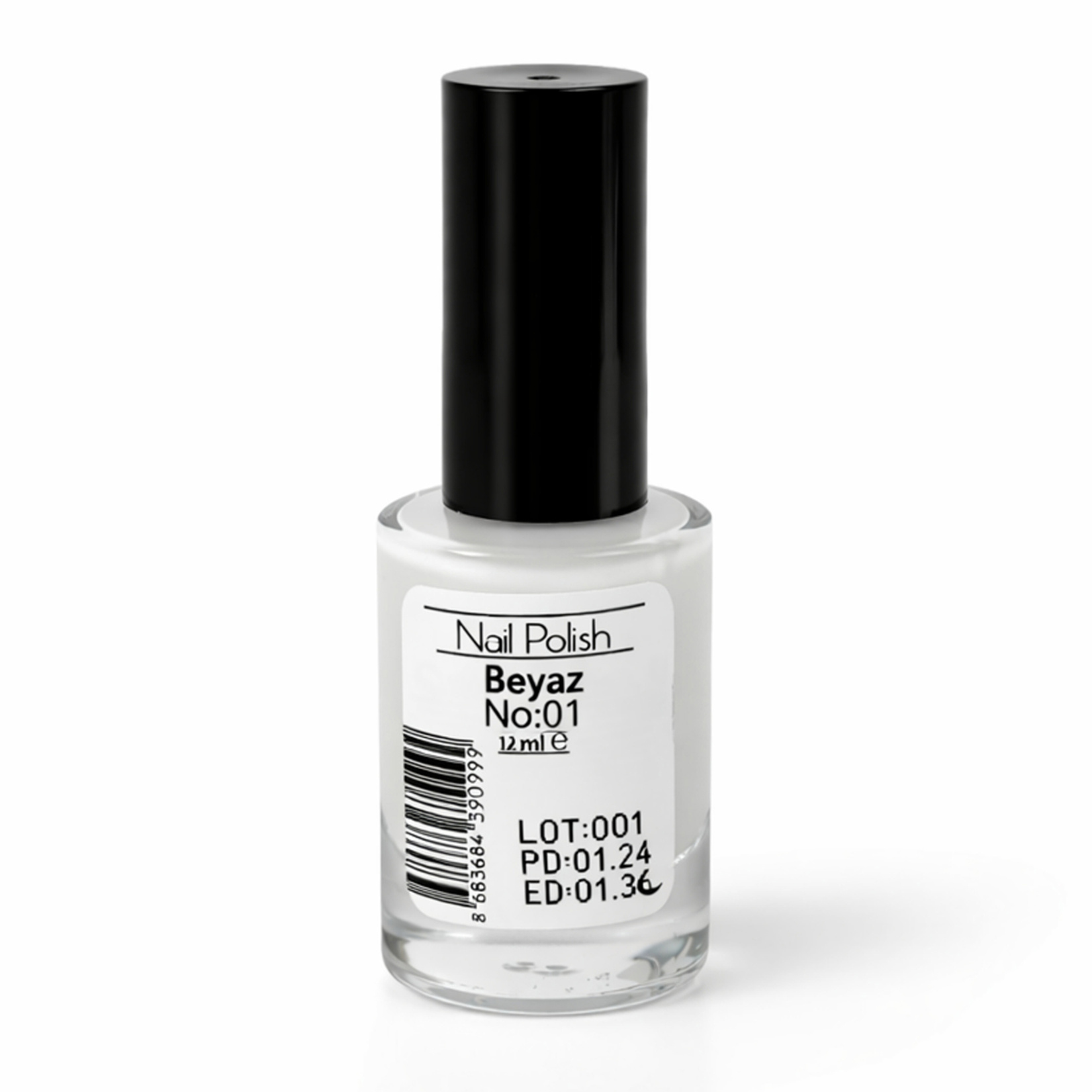 Mov Oje Nail Polish No:01 Beyaz - Görsel 2