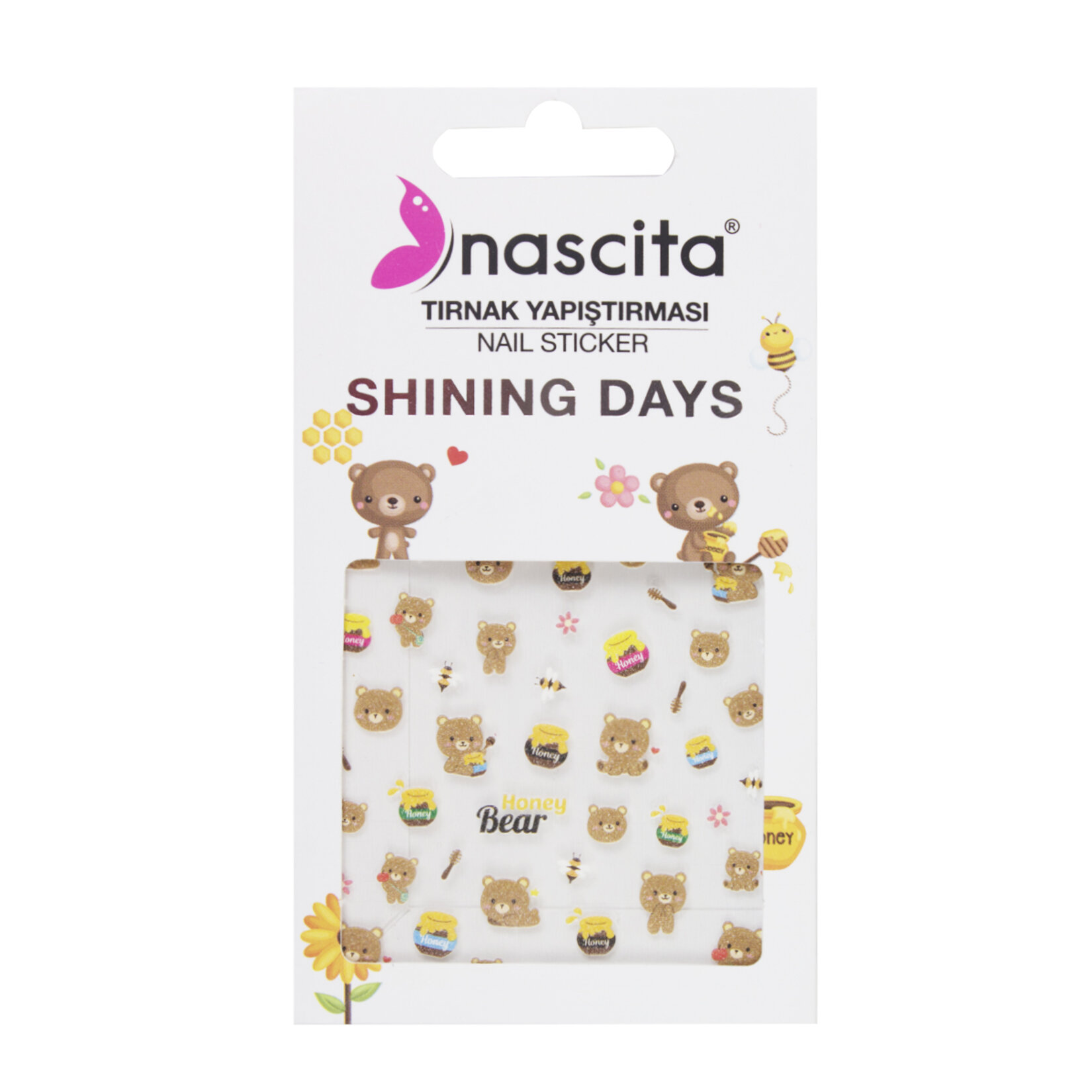 Nascita Honey Bear Tırnak Sticker