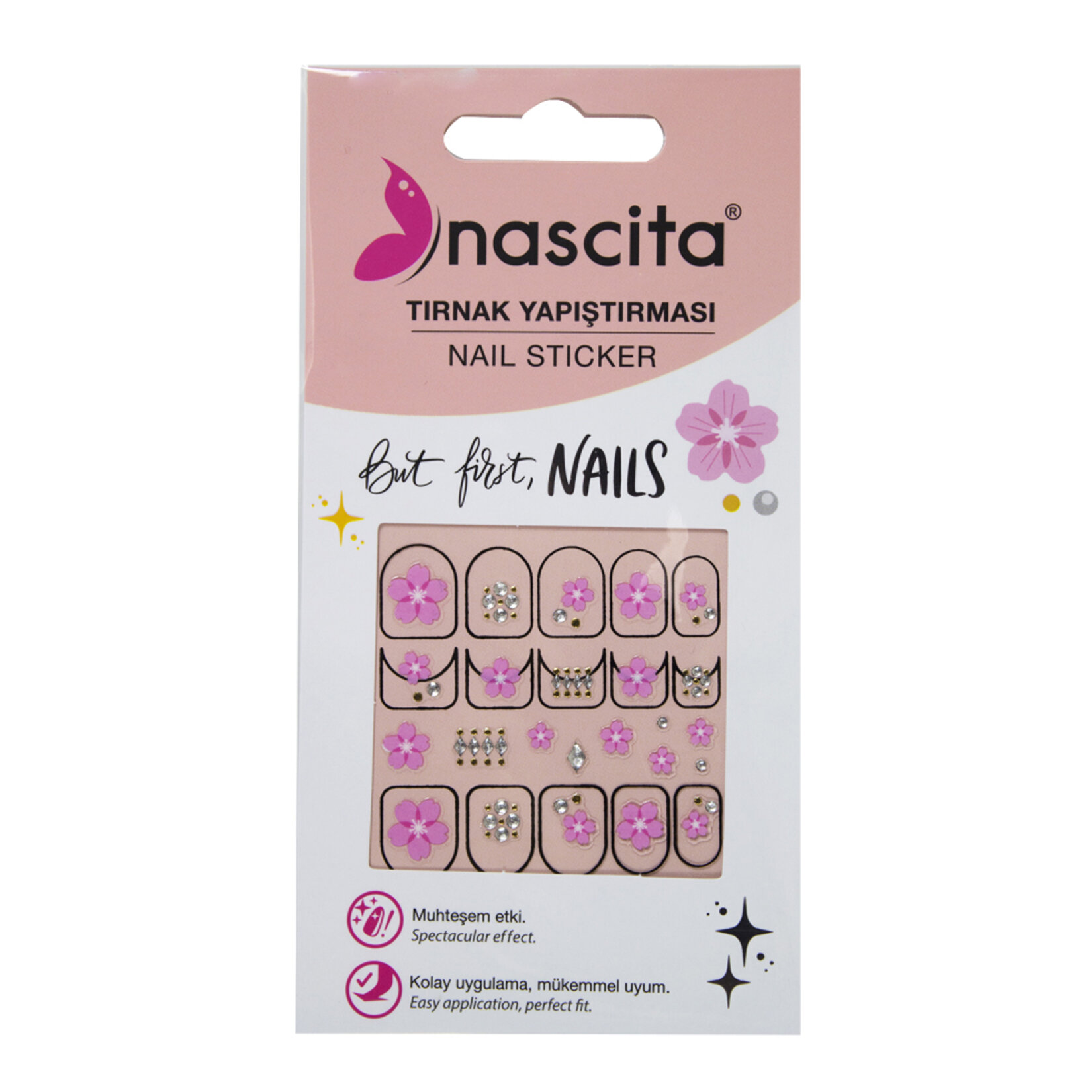 Nascita Tırnak Yapıştırma Sticker S34