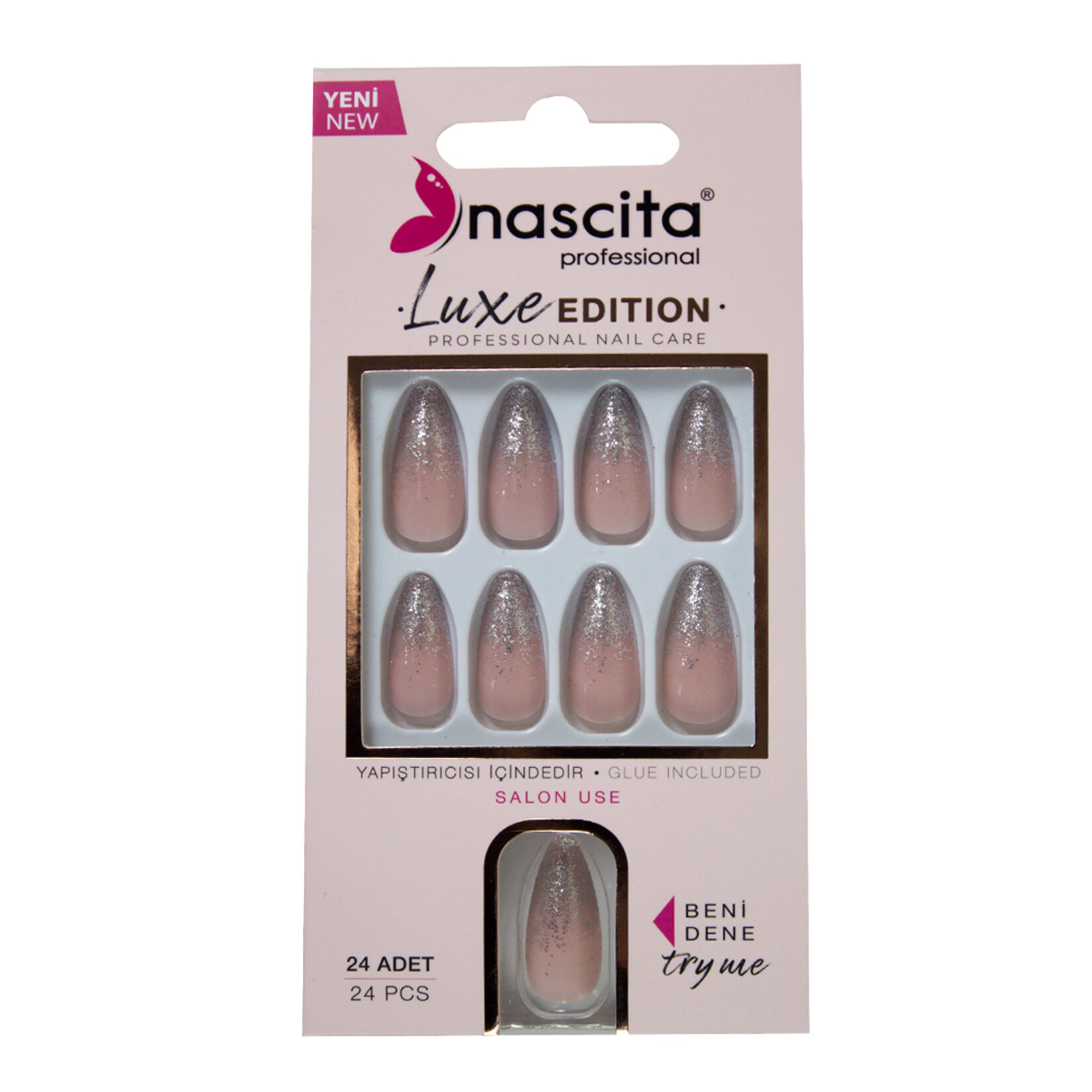 Nascita Kedi Gözü Efekt Takma Tırnak S243