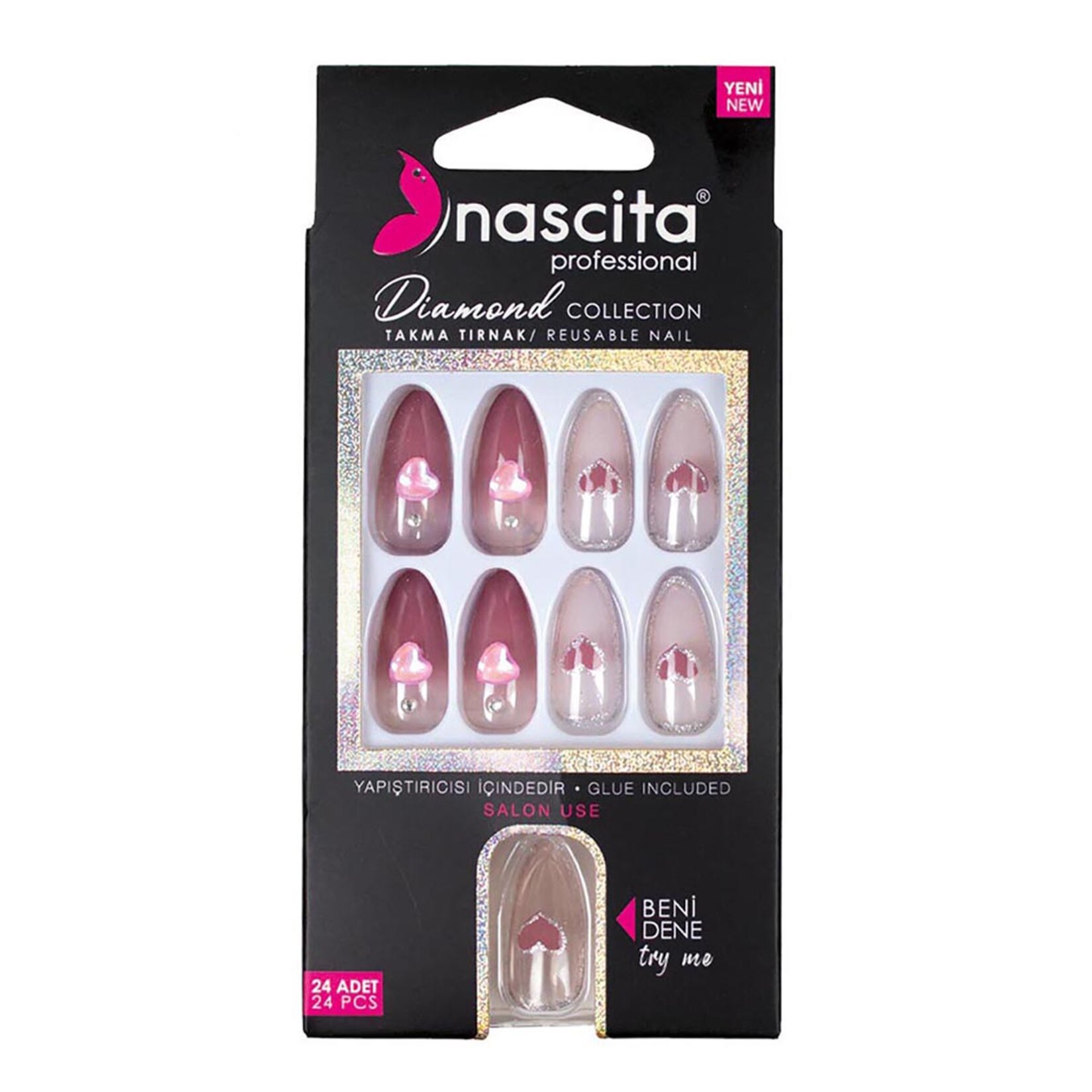 Nascita Taşlı Takma Tırnak S252