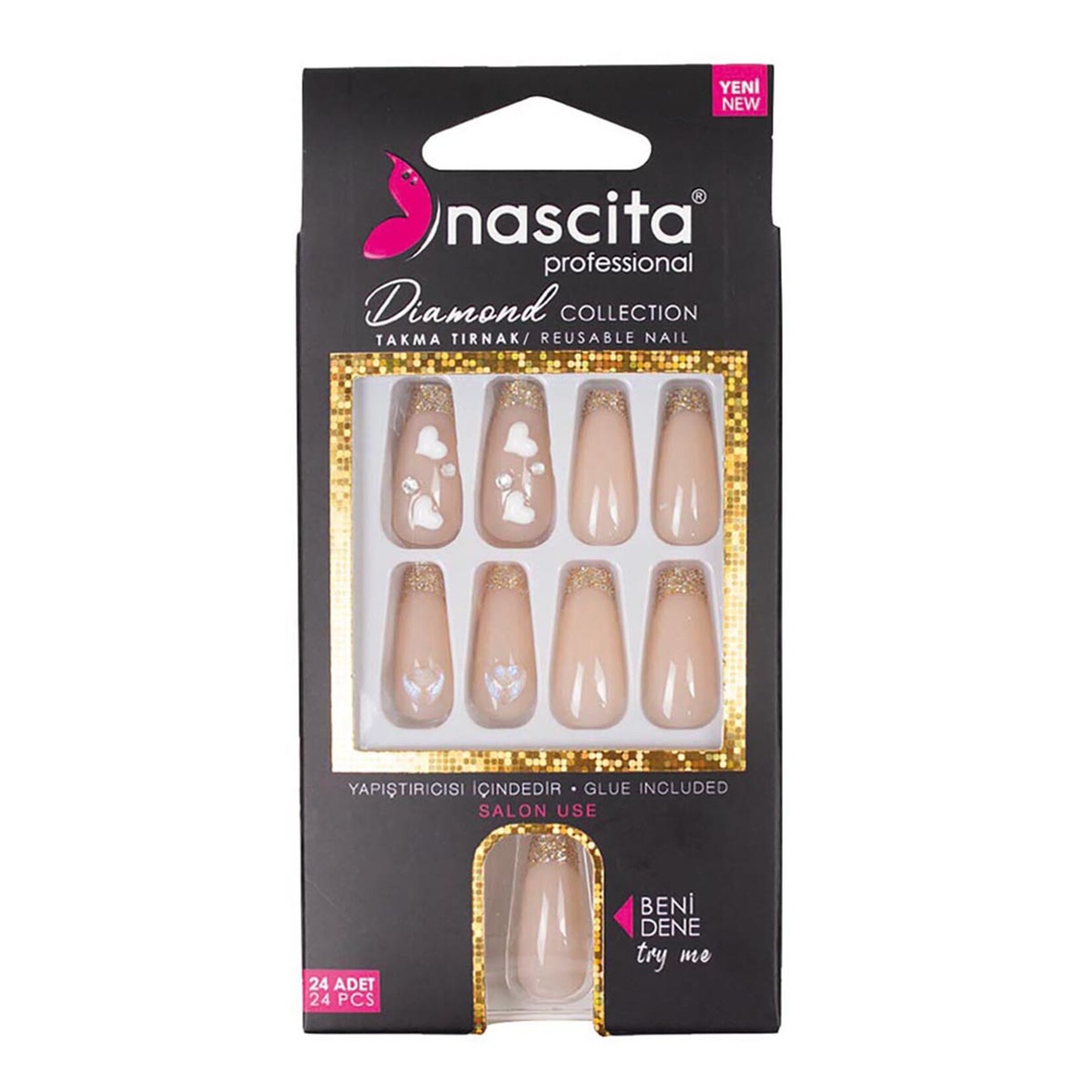 Nascita Taşlı Takma Tırnak S255