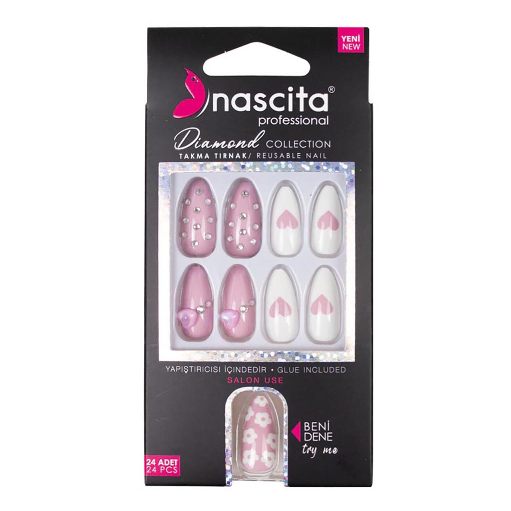 Nascita Taşlı Takma Tırnak S256