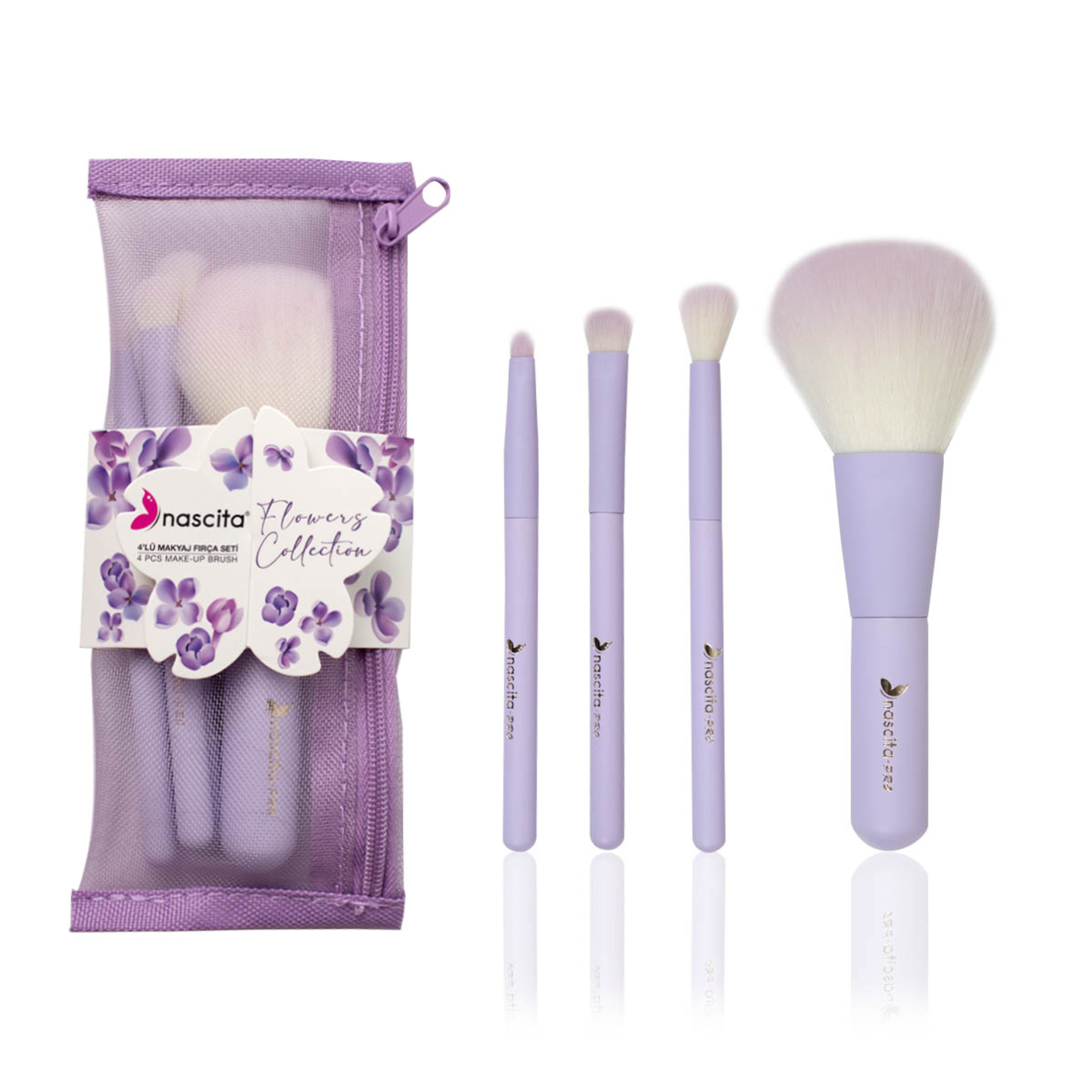 Nascita Flowers Collection Makyaj Fırça Seti - Görsel 3