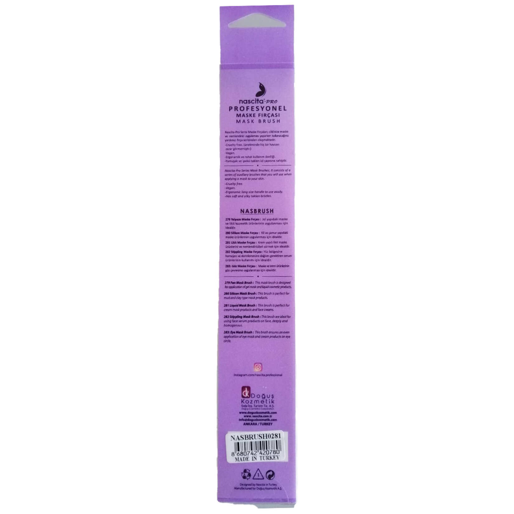 Nascita Mask Brush / Likit Maske Fırçası - Görsel 2