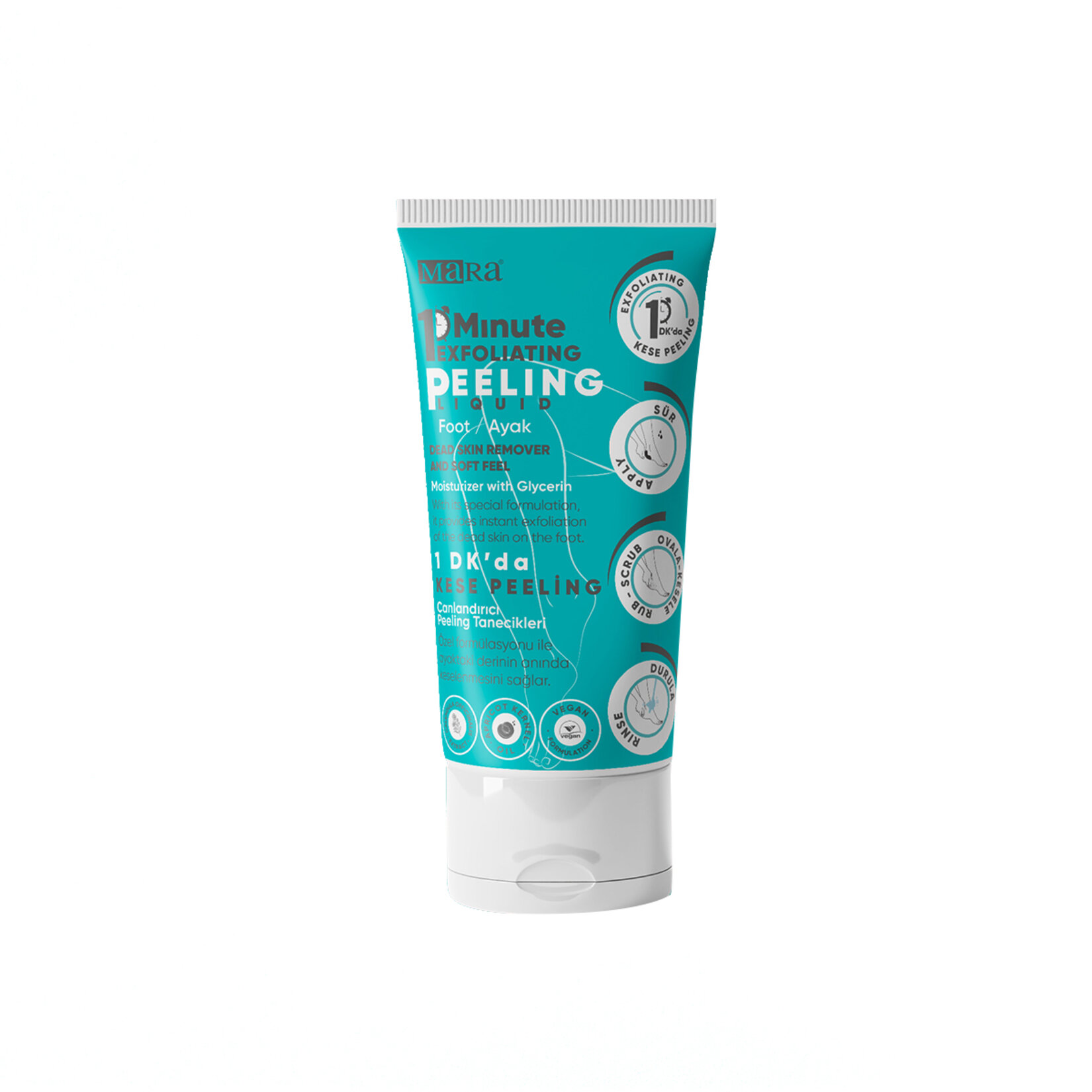 Mara 1 Dakikada Kese Peeling Foot Jel 150 Ml