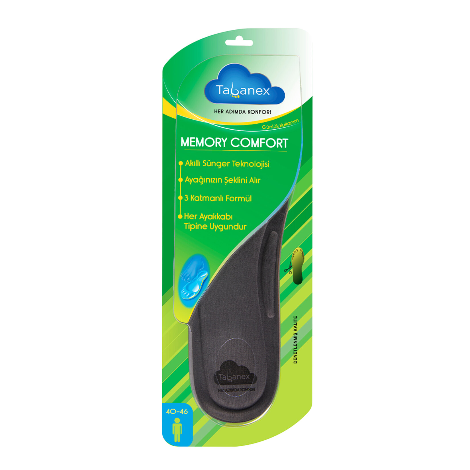 Tabanex Memory Comfort Erkek - Görsel 1