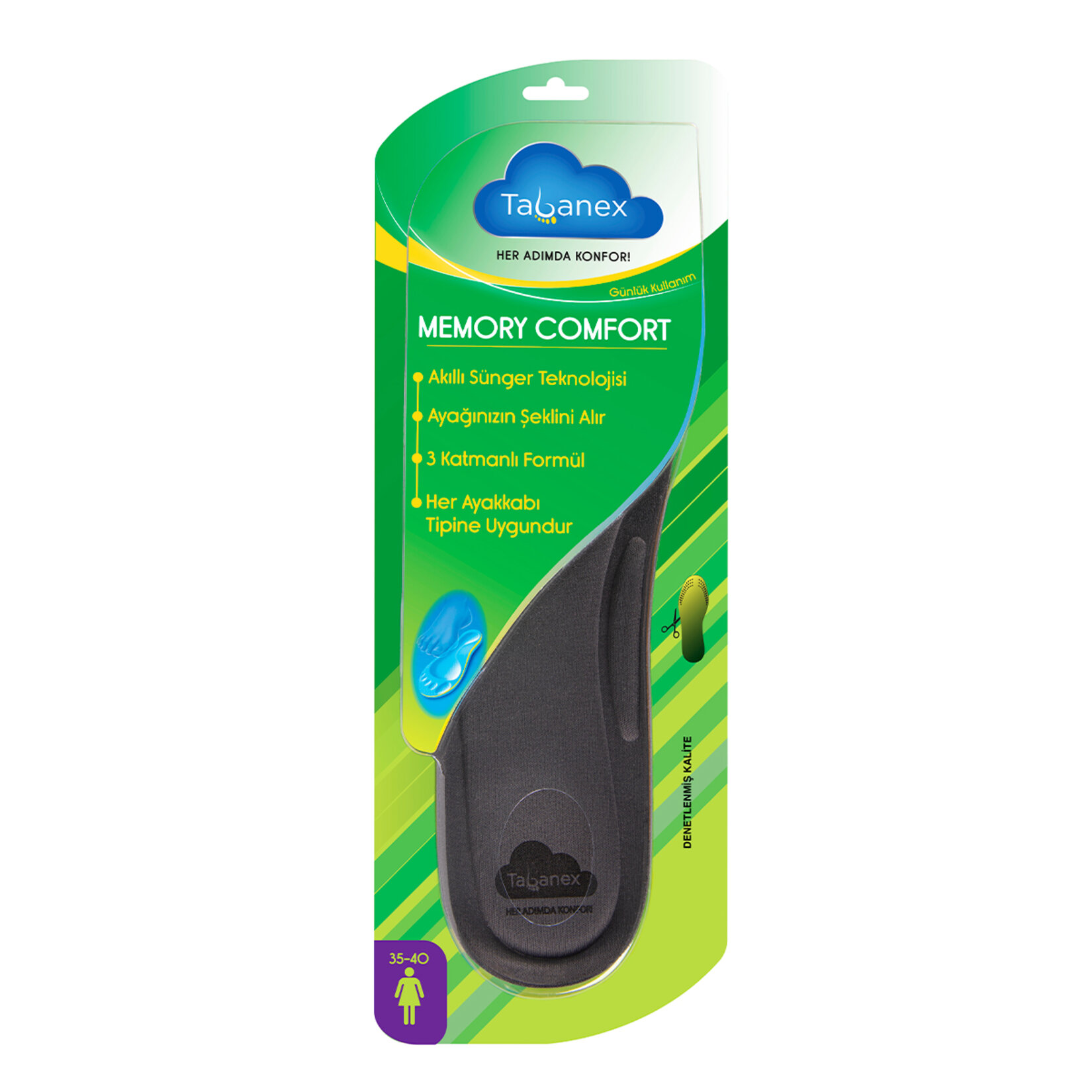 Tabanex Memory Comfort Kadın - Görsel 1