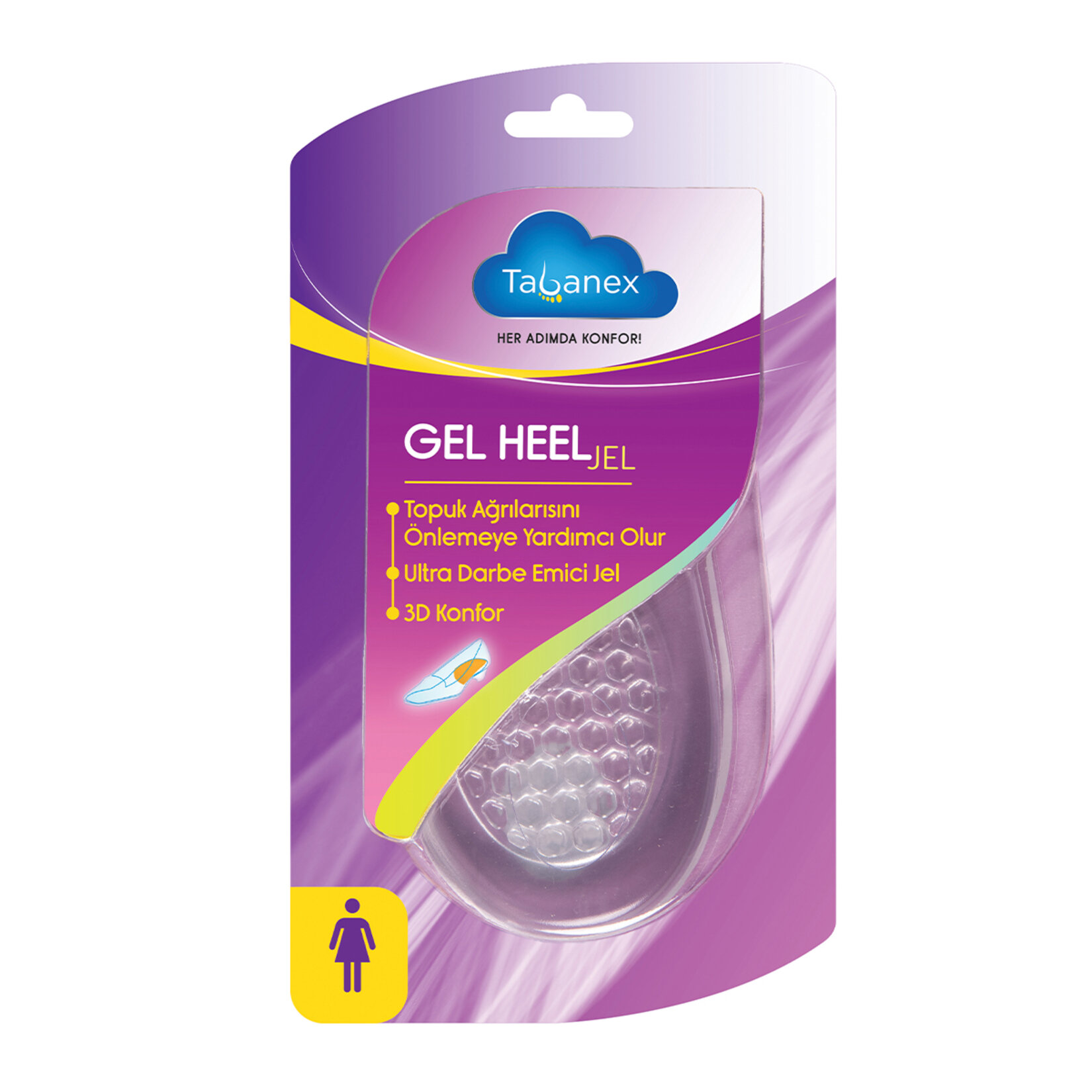 Tabanex Gel Heel Kadın - Görsel 1