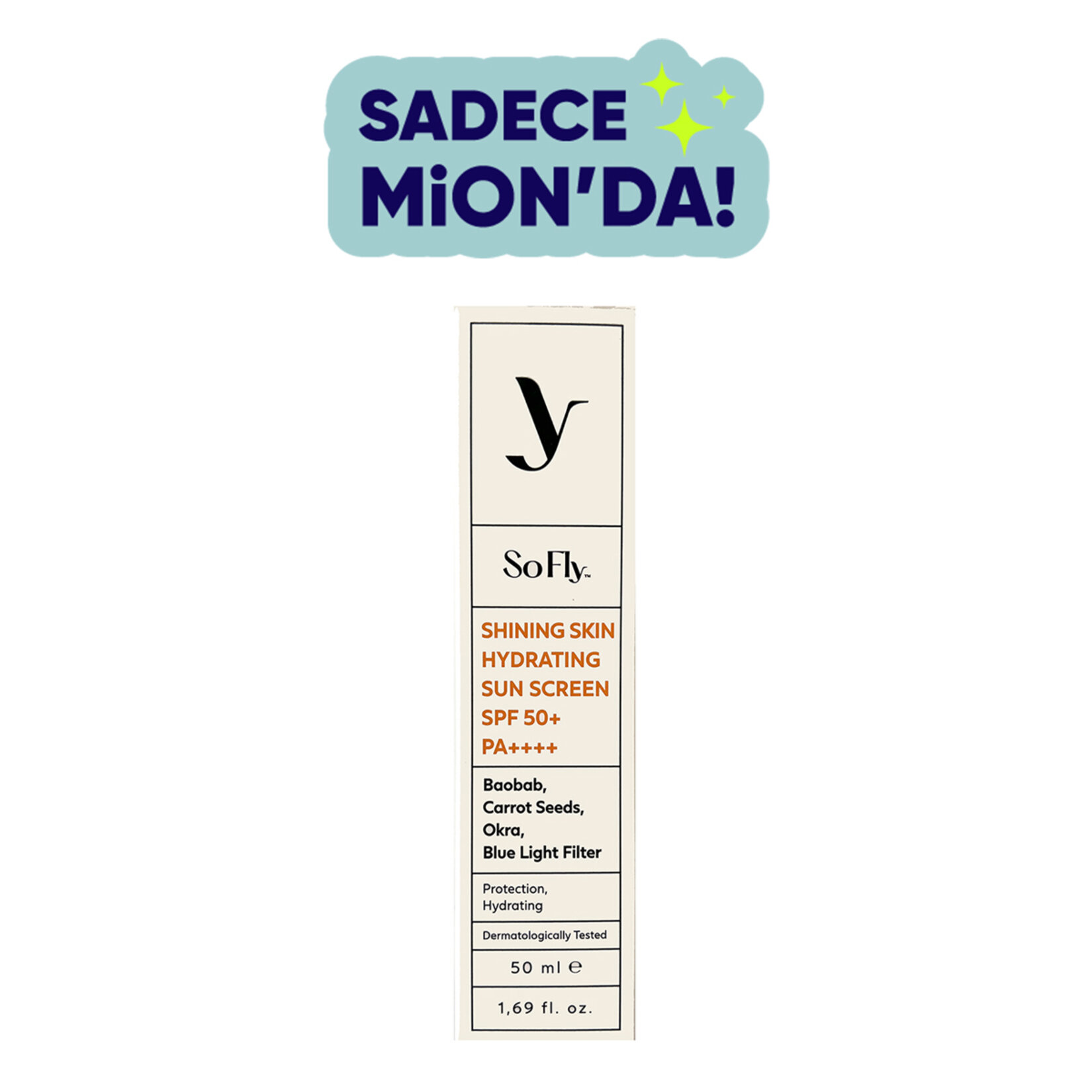 So Fly Shining Skin Hydrating Sun Screen SPF 50+ 50 ml - Görsel 1