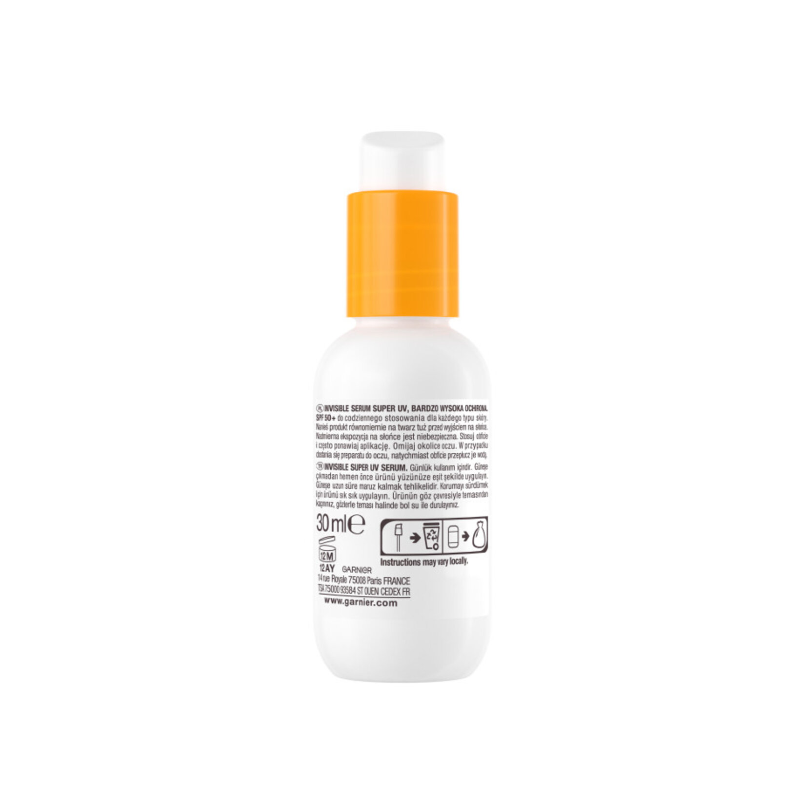 Garnier&nbsp;Ambre Solaire Invisible Super Uv Güneş Koruyucu Serum SPF 50 30 ml - Görsel 2