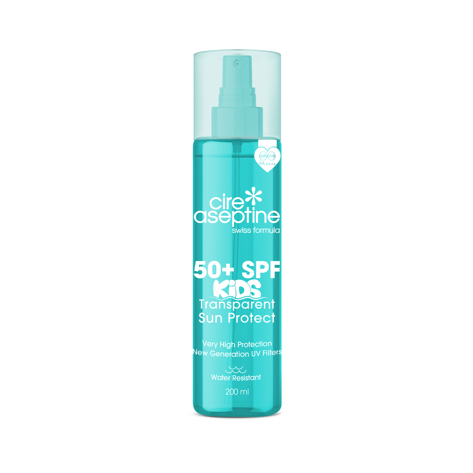 Cire Aseptine 50SPF Şeffaf Çocuk Güneş Koruyucu 200 Ml