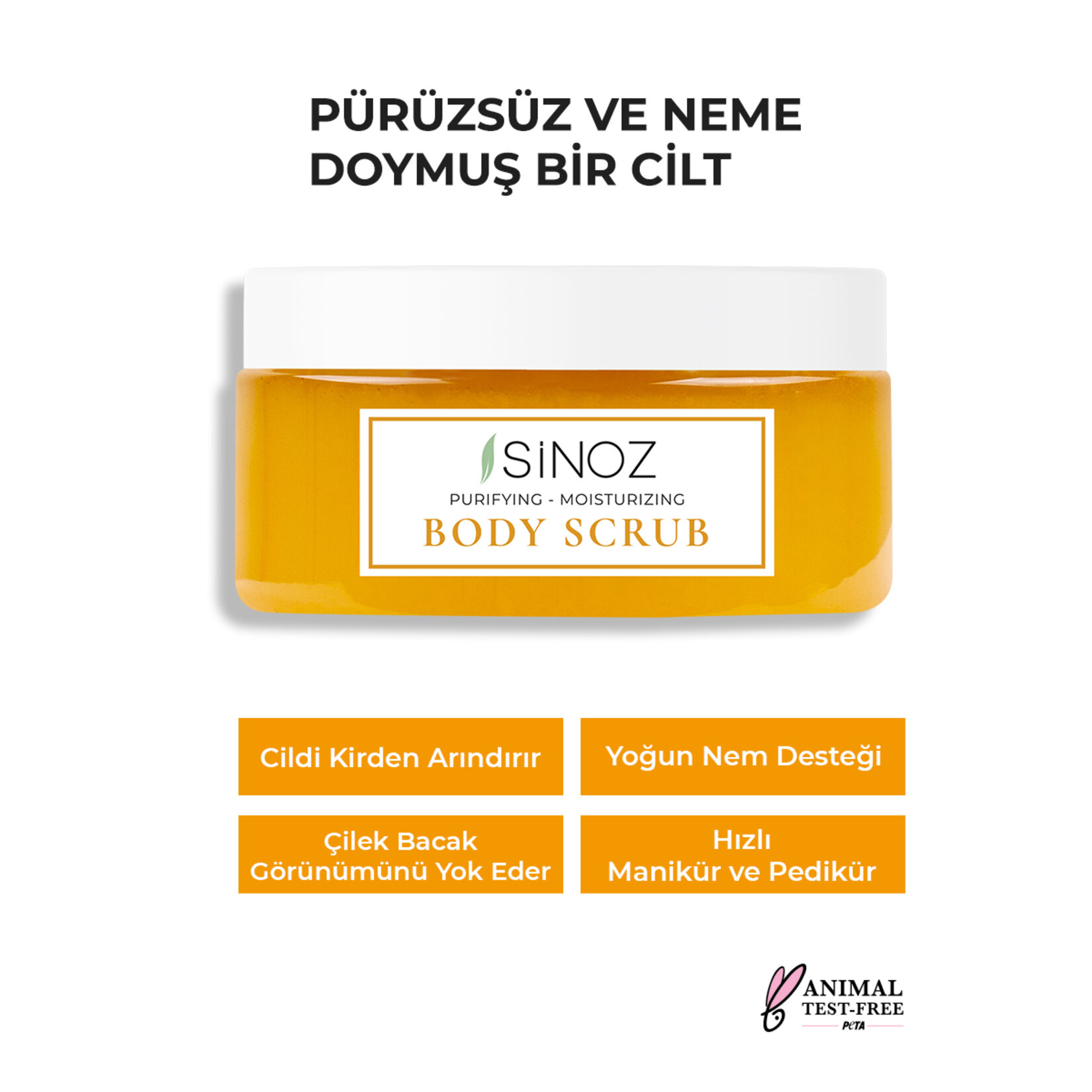 Sinoz Arındırıcı ve Nemlendrici Vücut Peelingi 300 G - Görsel 2