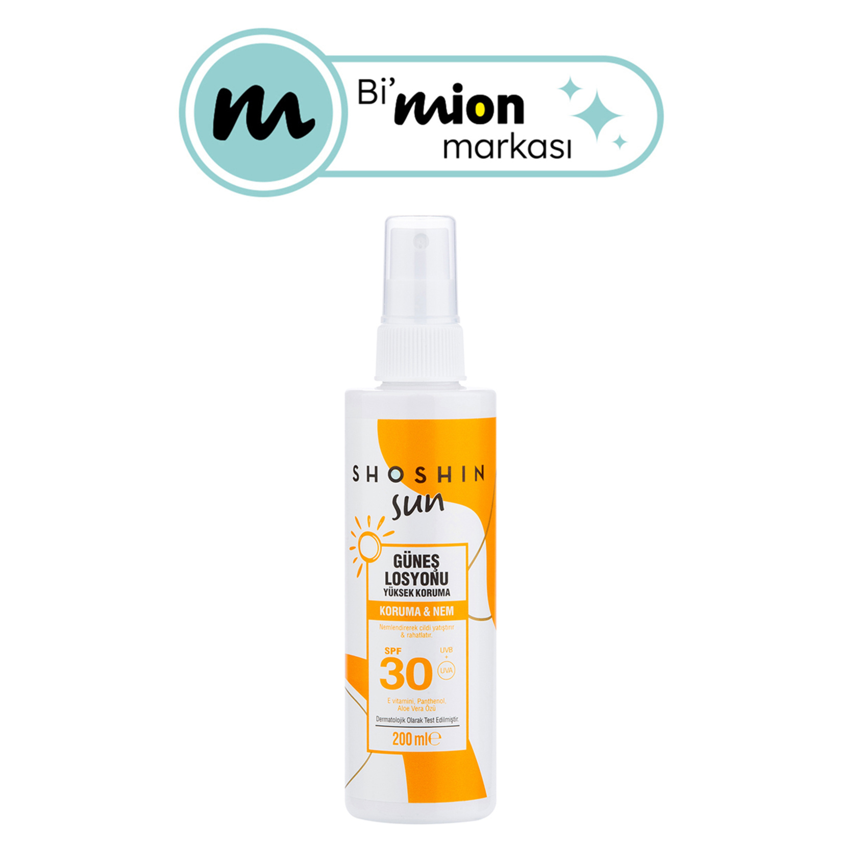 Shoshin 30 SPF Sprey Güneş Losyonu 200 Ml