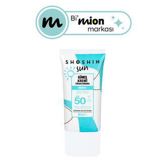 Shoshin Mineral İçerikli Güneş Kremi 50 SPF 50 Ml