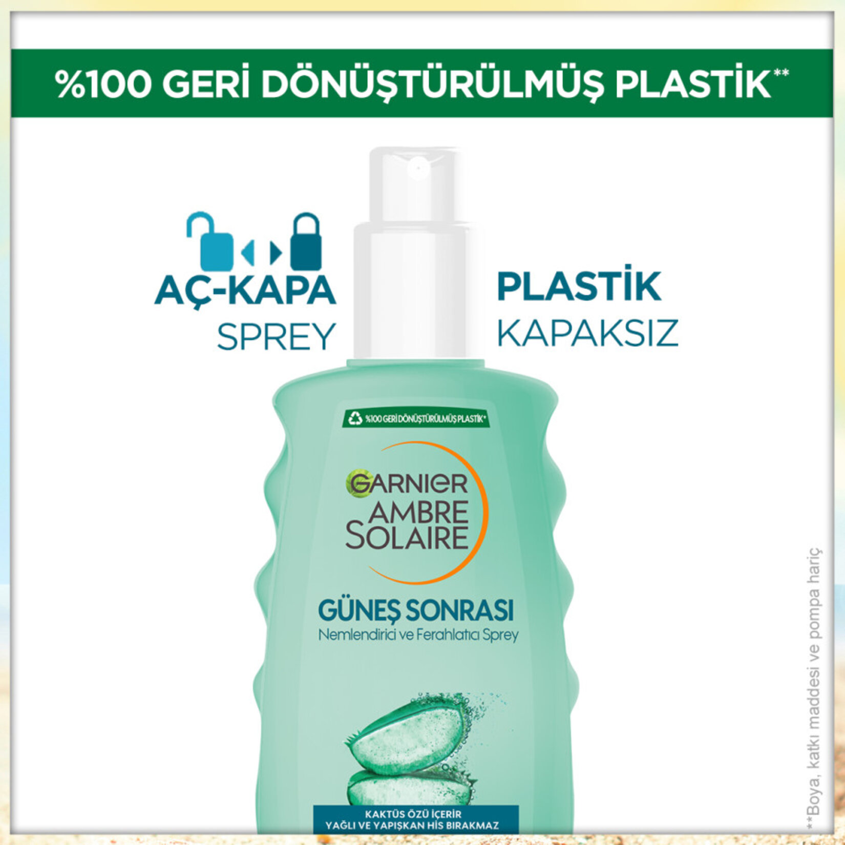 Garnier Ambre Solaire Güneş Sonrası Nemlendirici Ferahlatıcı Sprey 200 ml - Görsel 4
