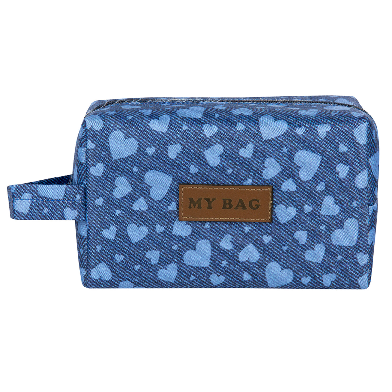 Rengarenk Kot Desenli Makyaj Çantası - Görsel 2