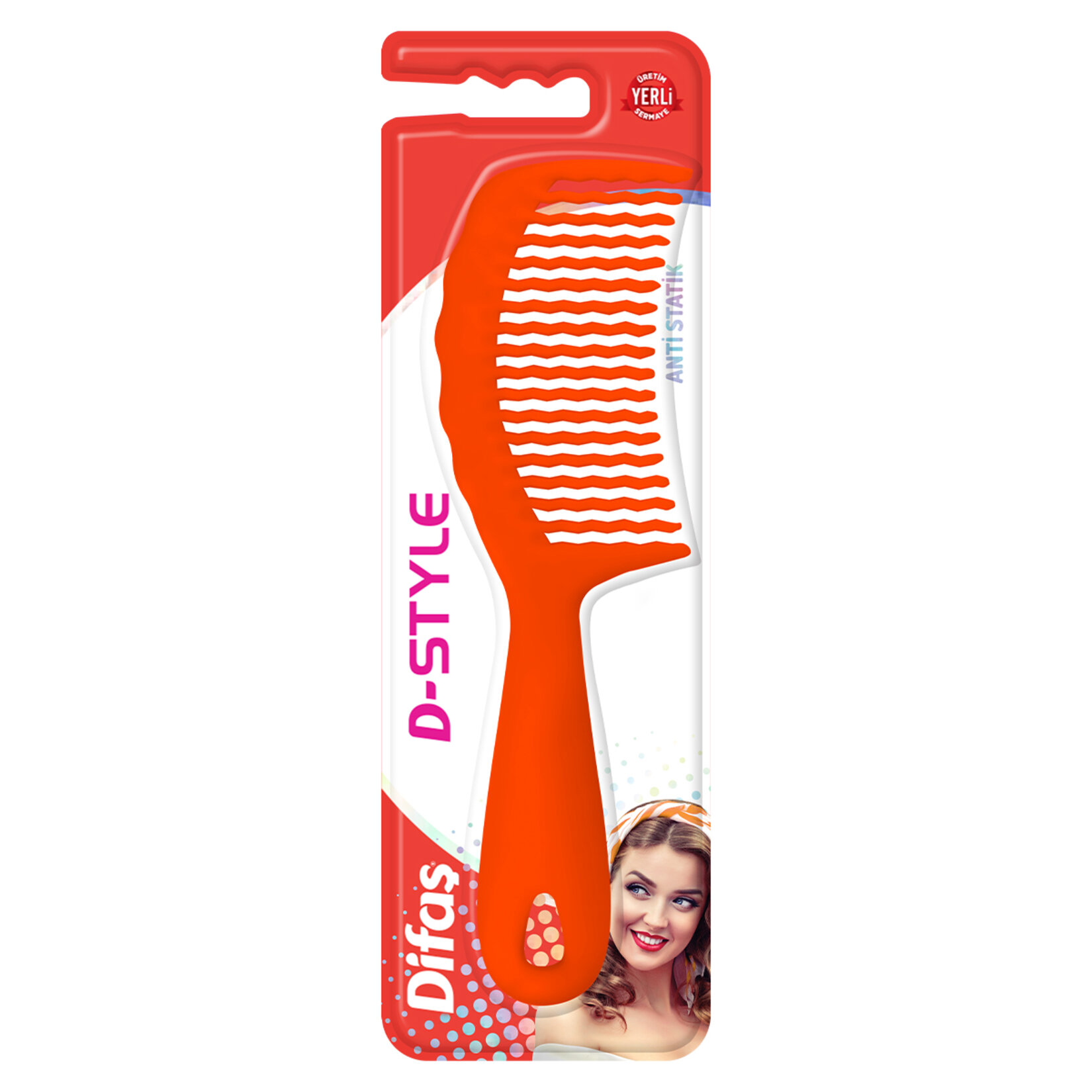 Difaş D-style Saplı Zigzag Tarak 2014 - Görsel 1