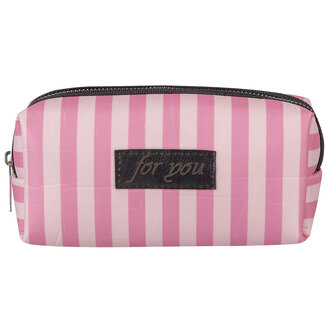 Rengarenk Pink Love Pilot Makyaj Çantası