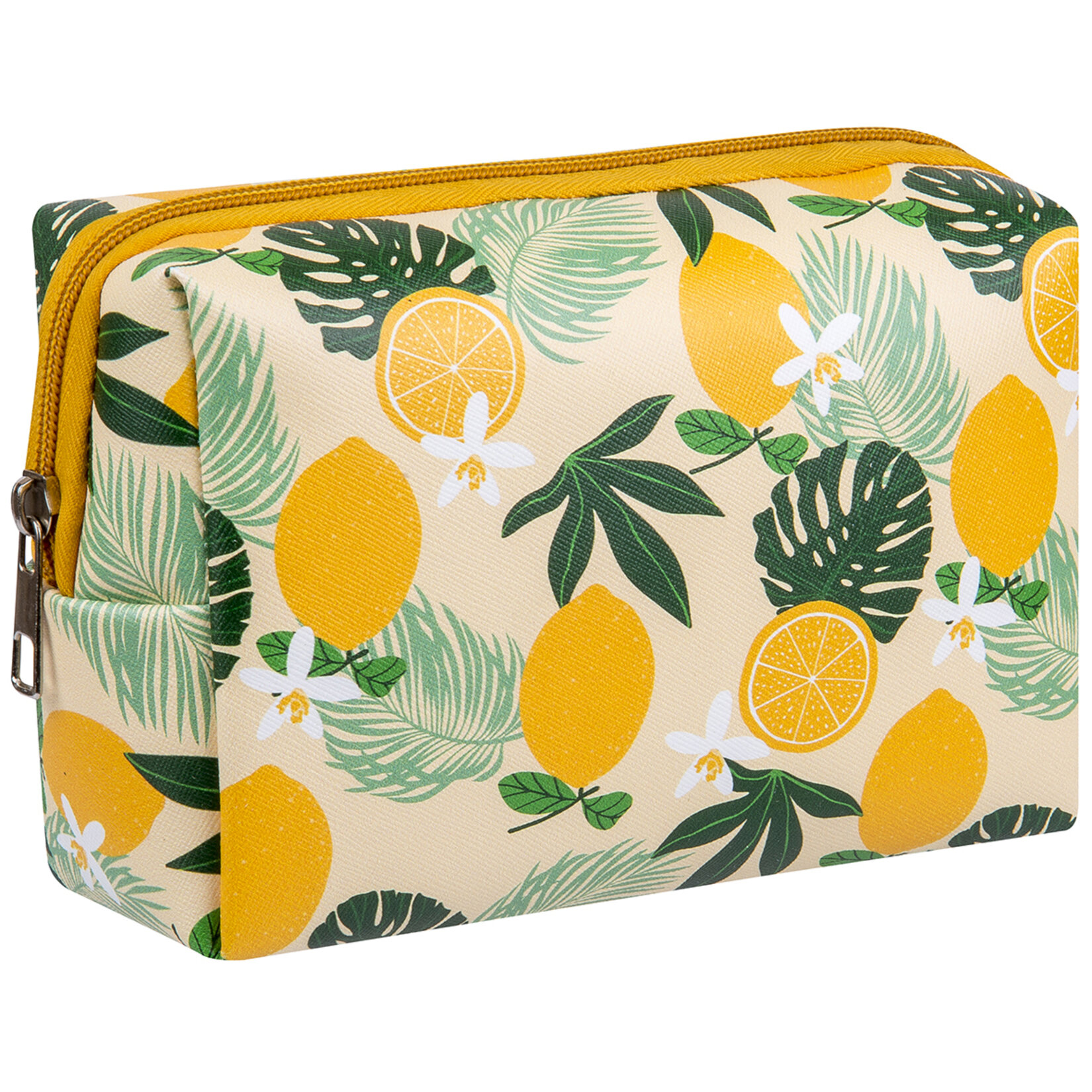 Rengarenk Lime Büyük Boy Makyaj Çantası