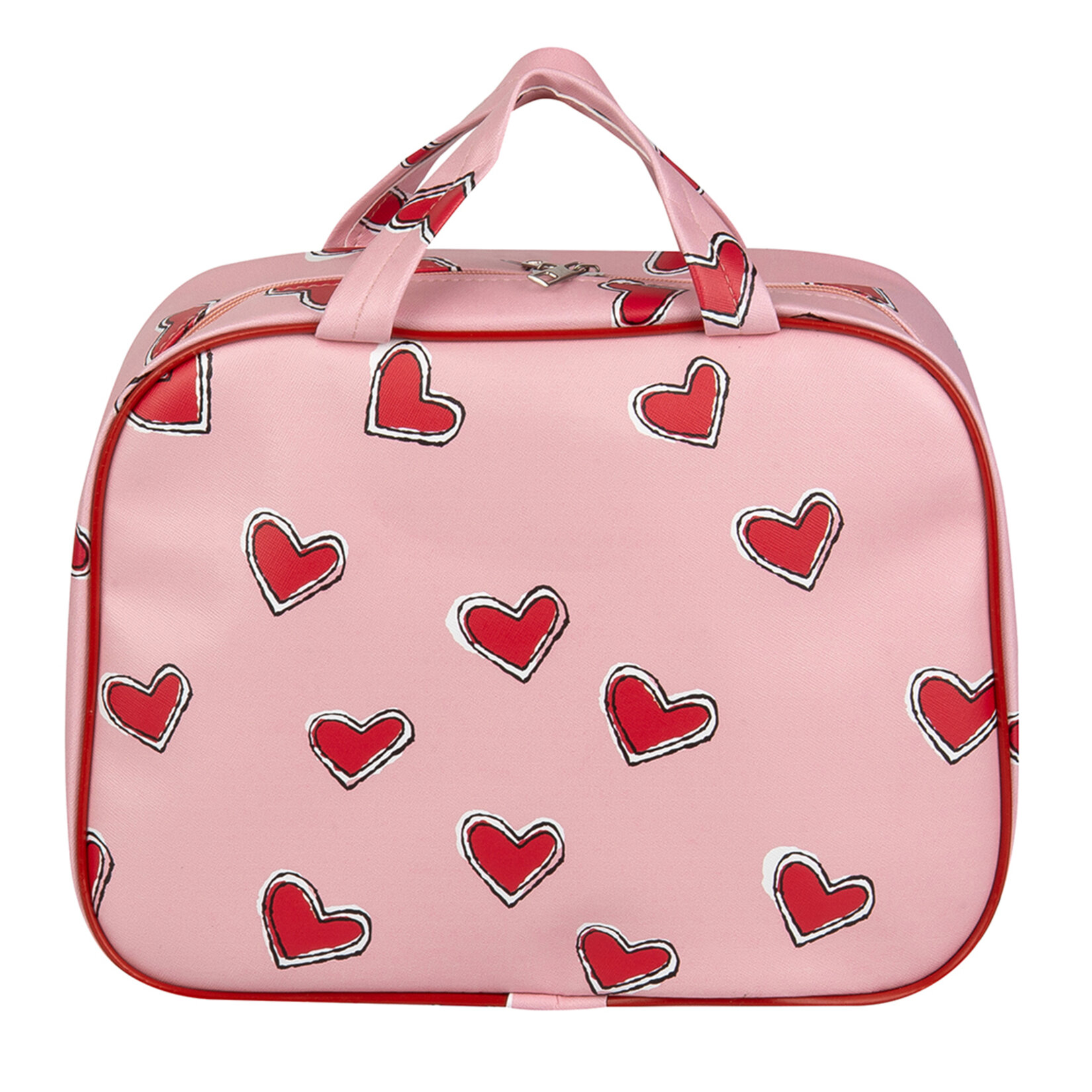 Rengarenk Amor Büyük Boy Makyaj Çantası