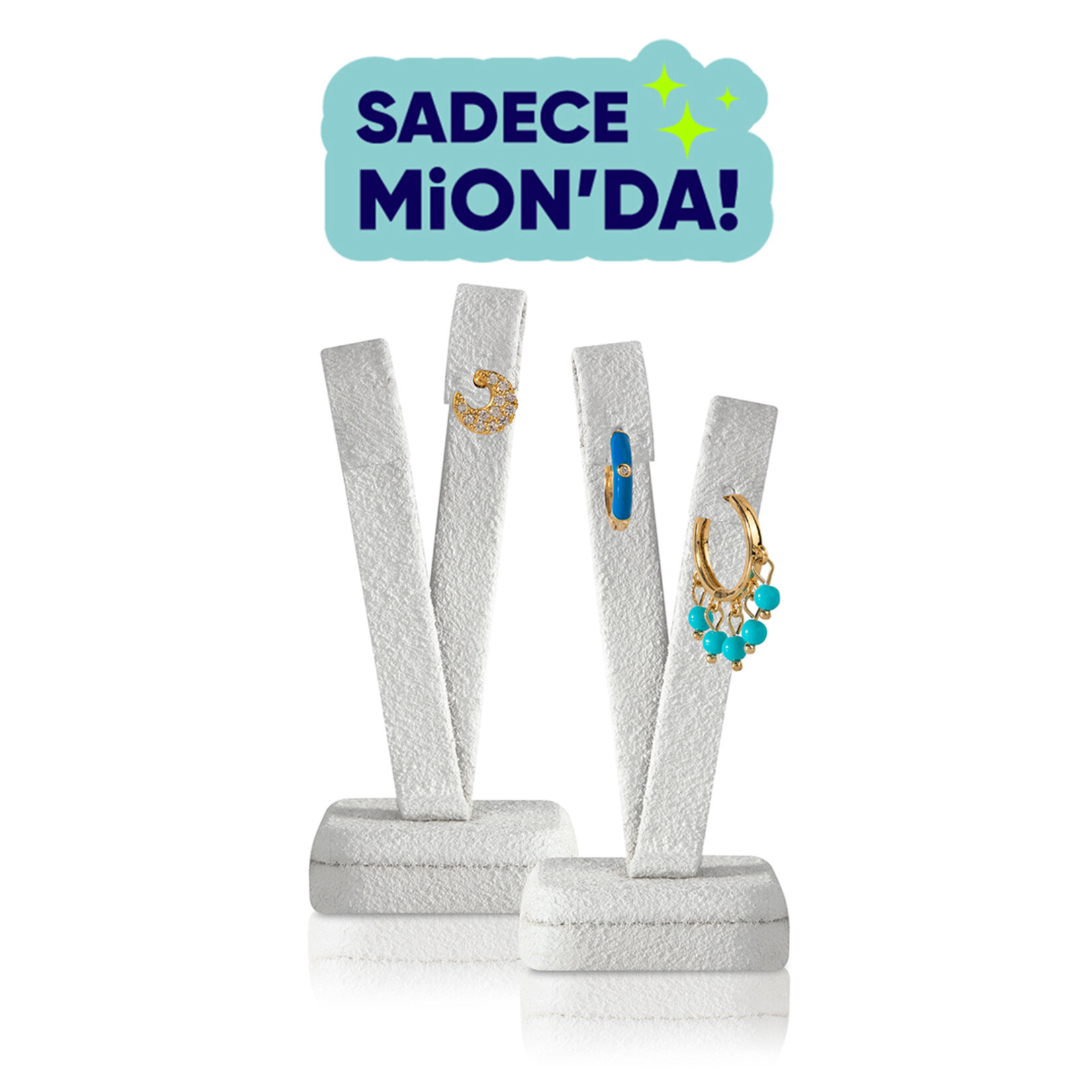 Stylish Boncuklu Set Küpe