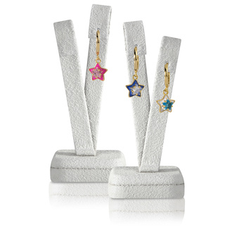 Stylish Renkli  Taşlı Yıldız Set Küpe