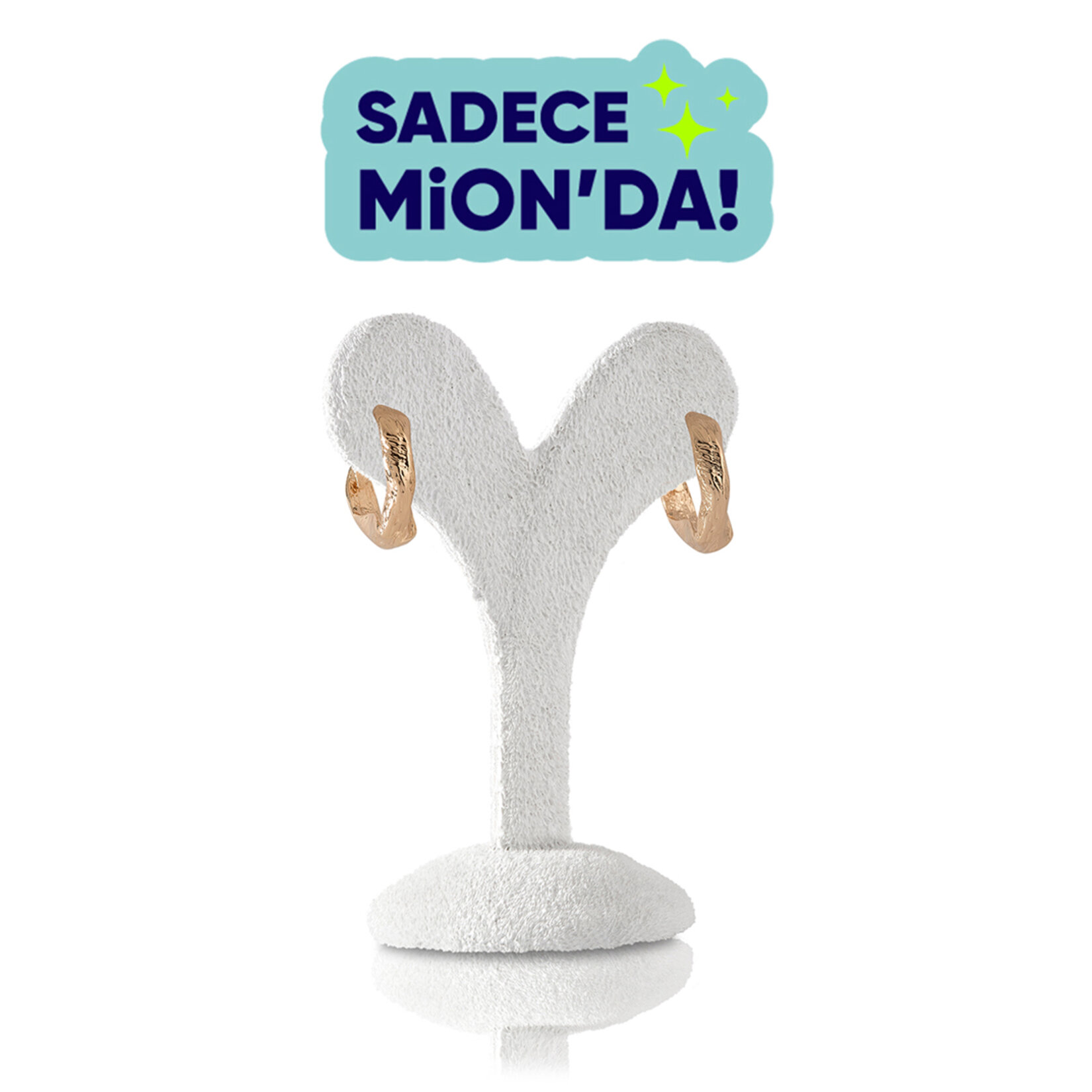 Stylish Geometrik Halka Küpe