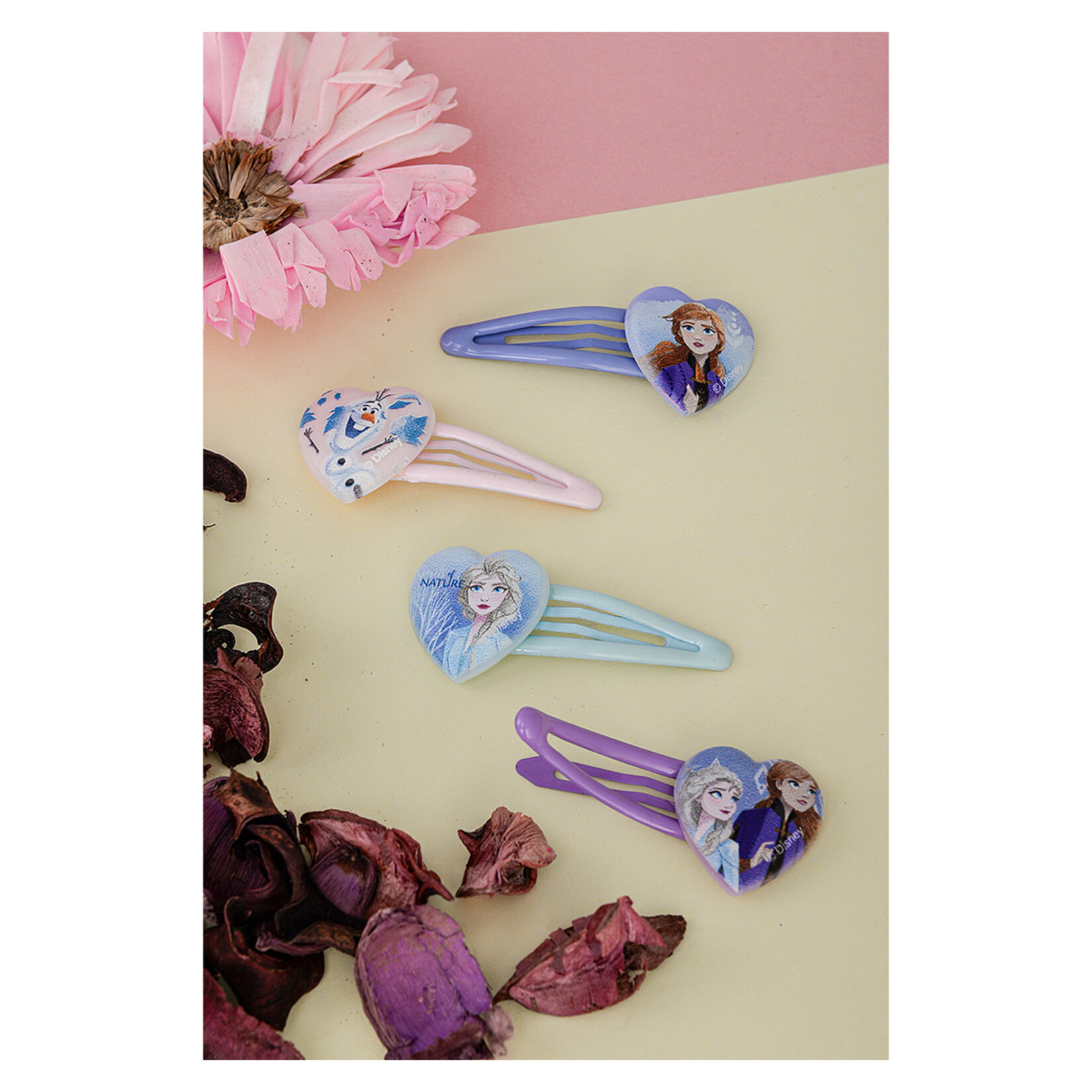 Frozen Snow Çıt Çıt Toka 4'lü Paket - Görsel 2