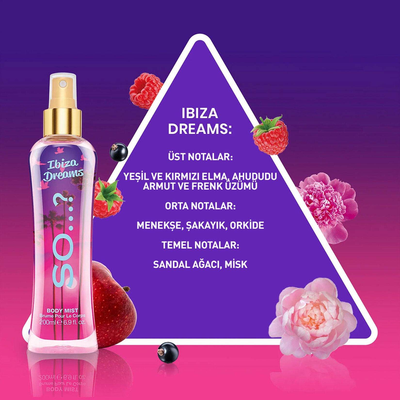 So?? Ibıza Dreams Vücut Spreyi 200 Ml - Görsel 2