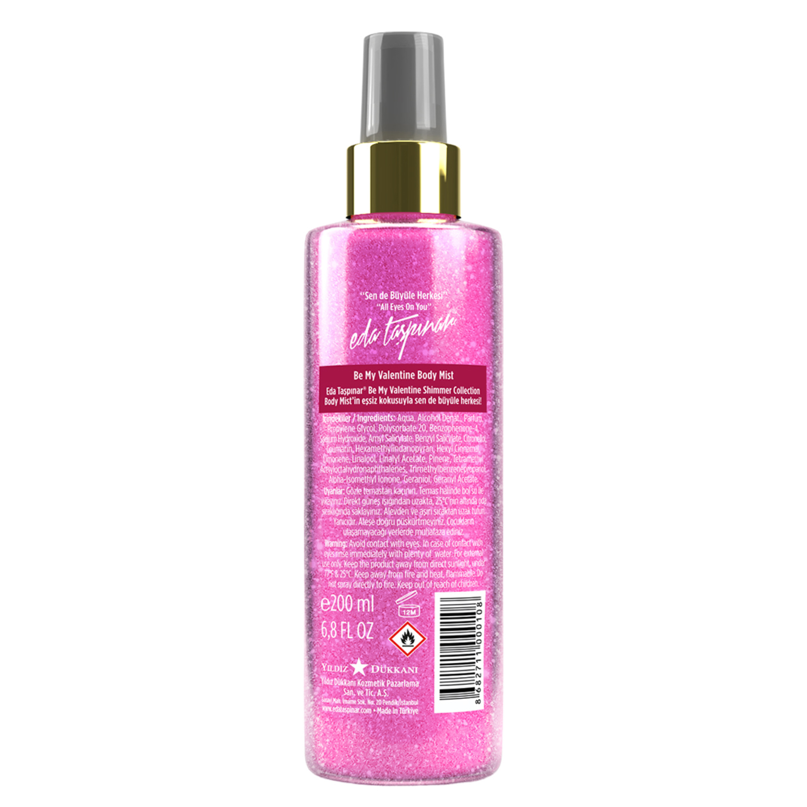 Eda Taşpınar French Kiss Simli Body Mist 200 Ml - Görsel 2