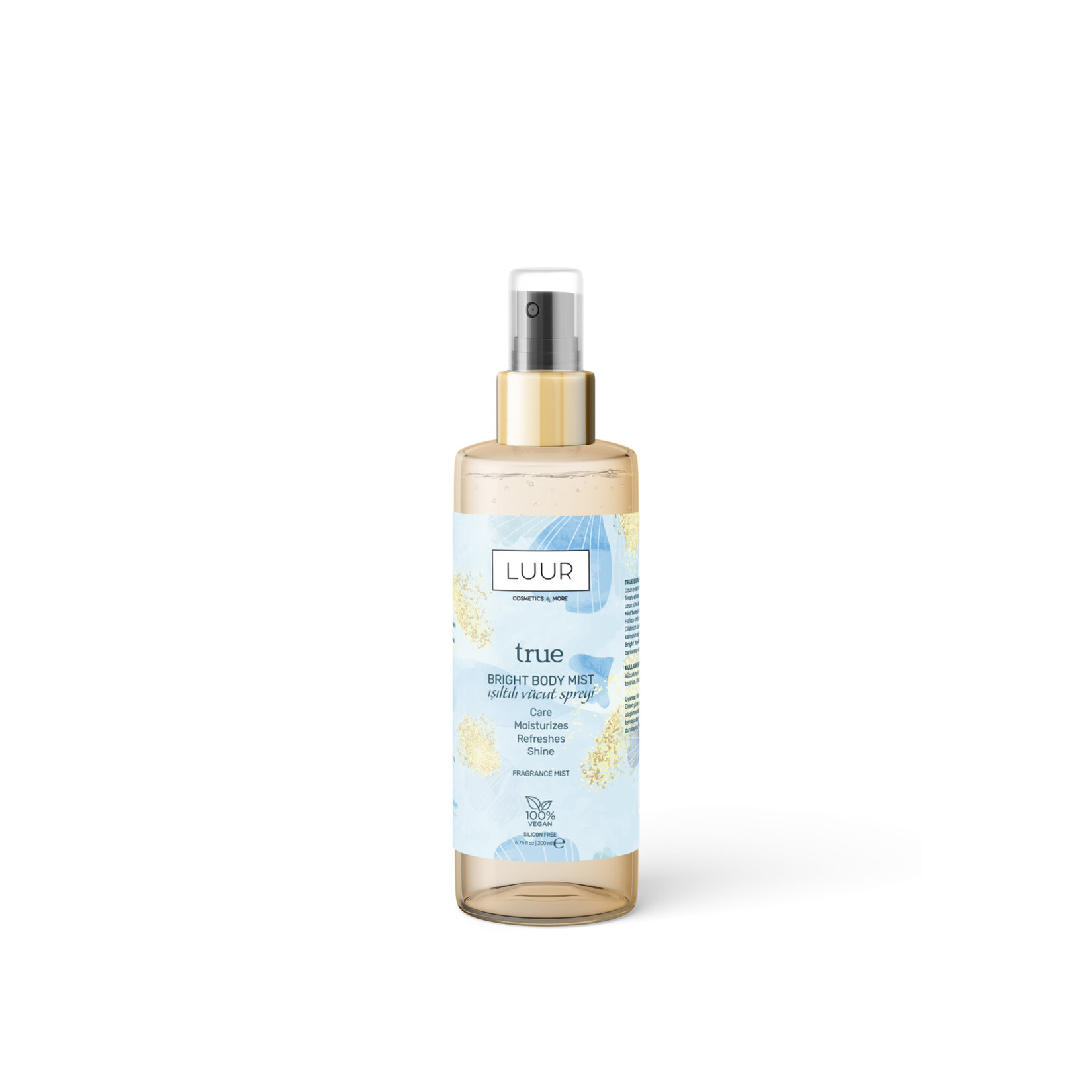 Luur Cosmetics & More True Işıltılı Vücut Spreyi 200 Ml