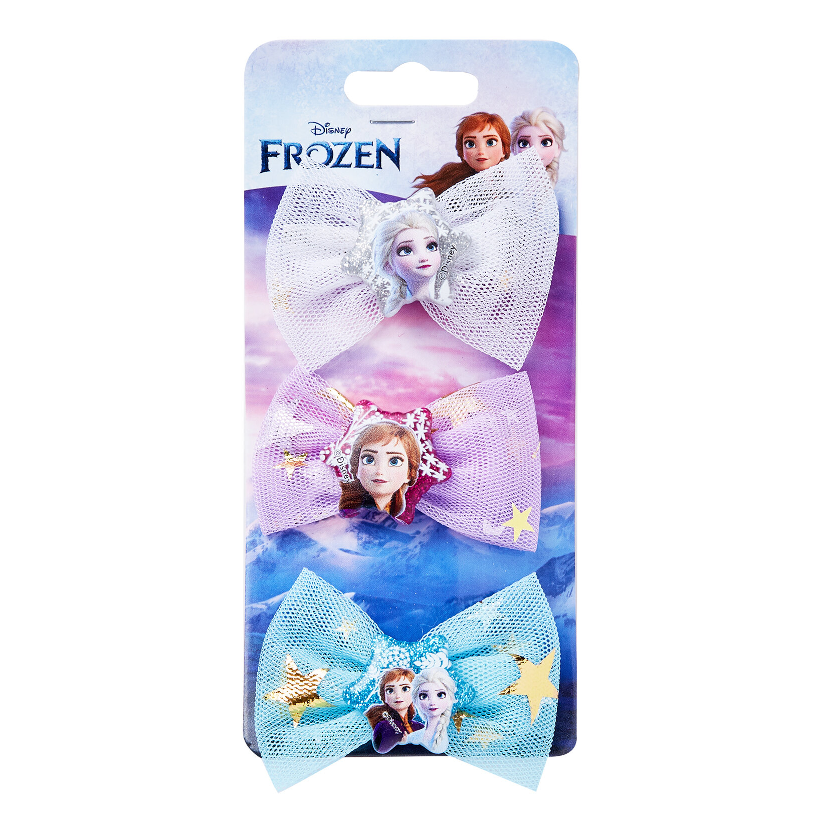 Frozen Simli Cool Klipsli Kelebek Toka 3'lü Paket